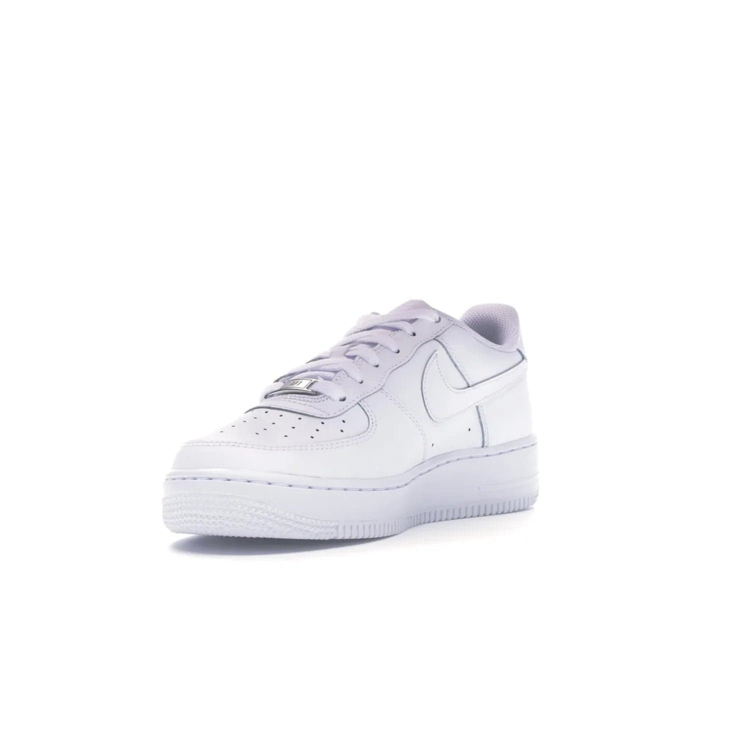 Nike Air Force 1 Low White (GS) - Image 14 - Only at www.BallersClubKickz.com - Grab the Nike Air Force 1 Low White (GS) for your mini-me. Clean all-white upper, modern cushioning & traction. Originally released Jan 2014.