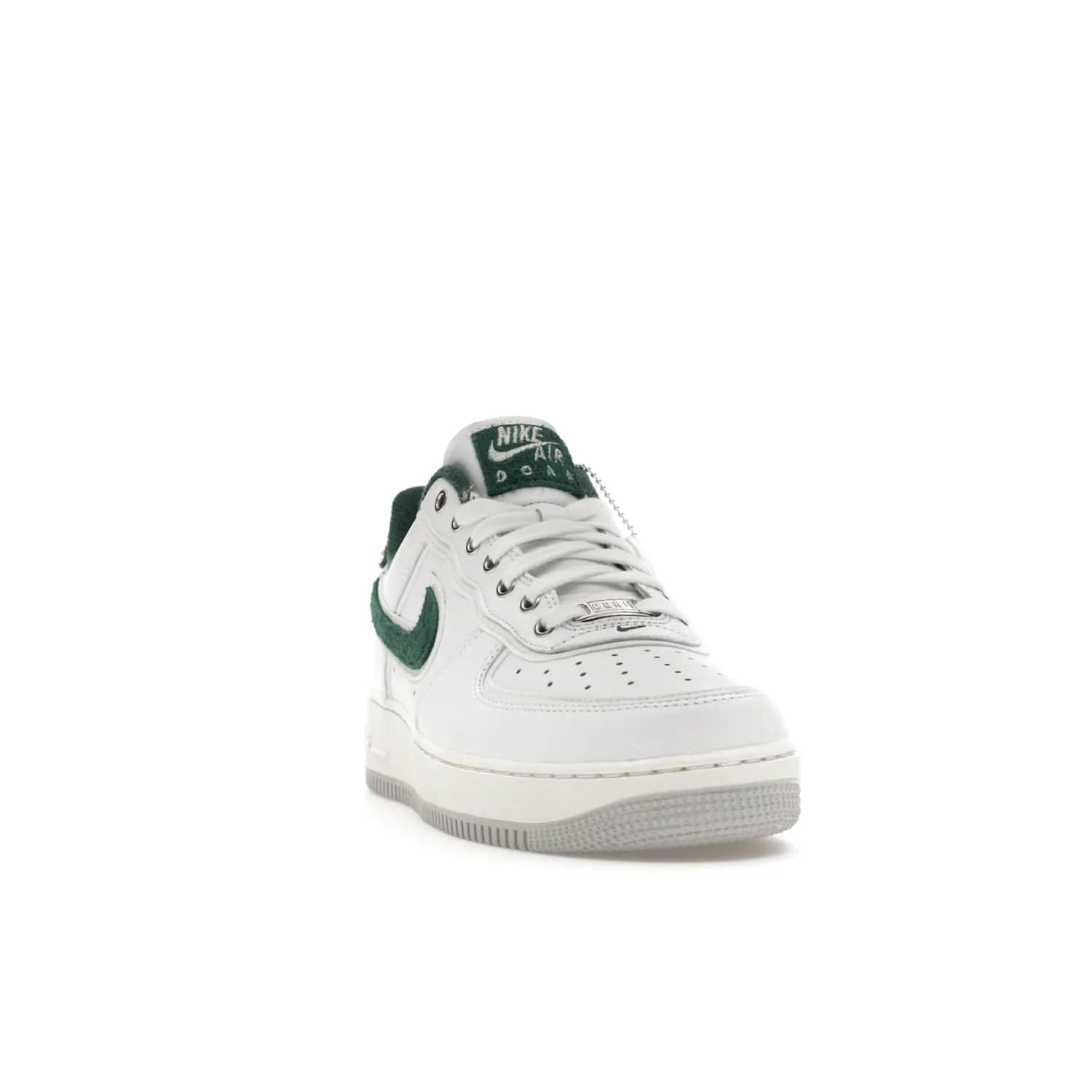 Nike Air Force 1 Low '07 Premium University of Oregon PE - Image 8 - Only at www.BallersClubKickz.com - The Nike Air Force 1 Low '07 Premium. Special Oregon University colorway. White base with green and sail accents. Cushioned rubber midsole. Comfort and style. Support your school!