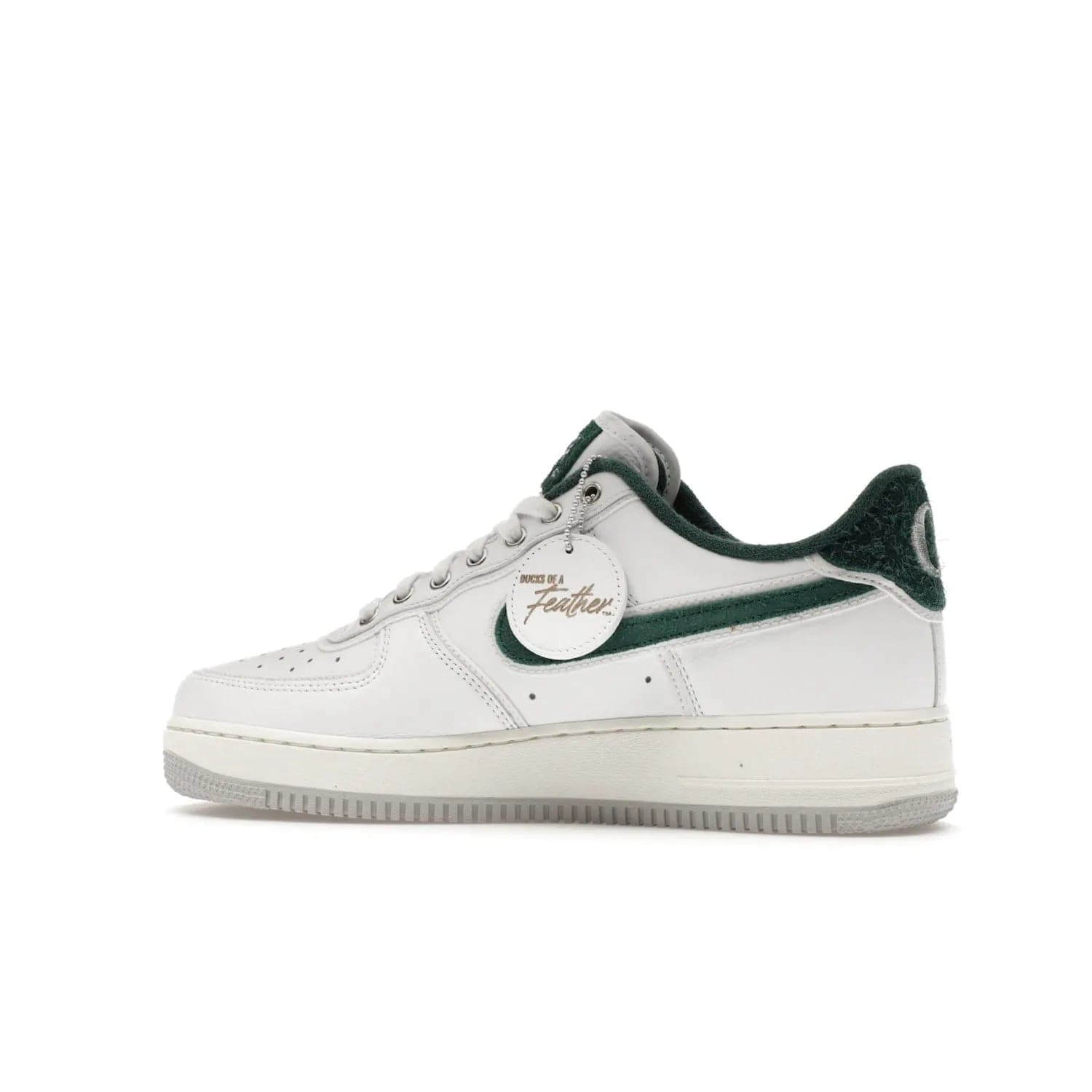 Nike Air Force 1 Low '07 Premium University of Oregon PE - Image 21 - Only at www.BallersClubKickz.com - The Nike Air Force 1 Low '07 Premium. Special Oregon University colorway. White base with green and sail accents. Cushioned rubber midsole. Comfort and style. Support your school!