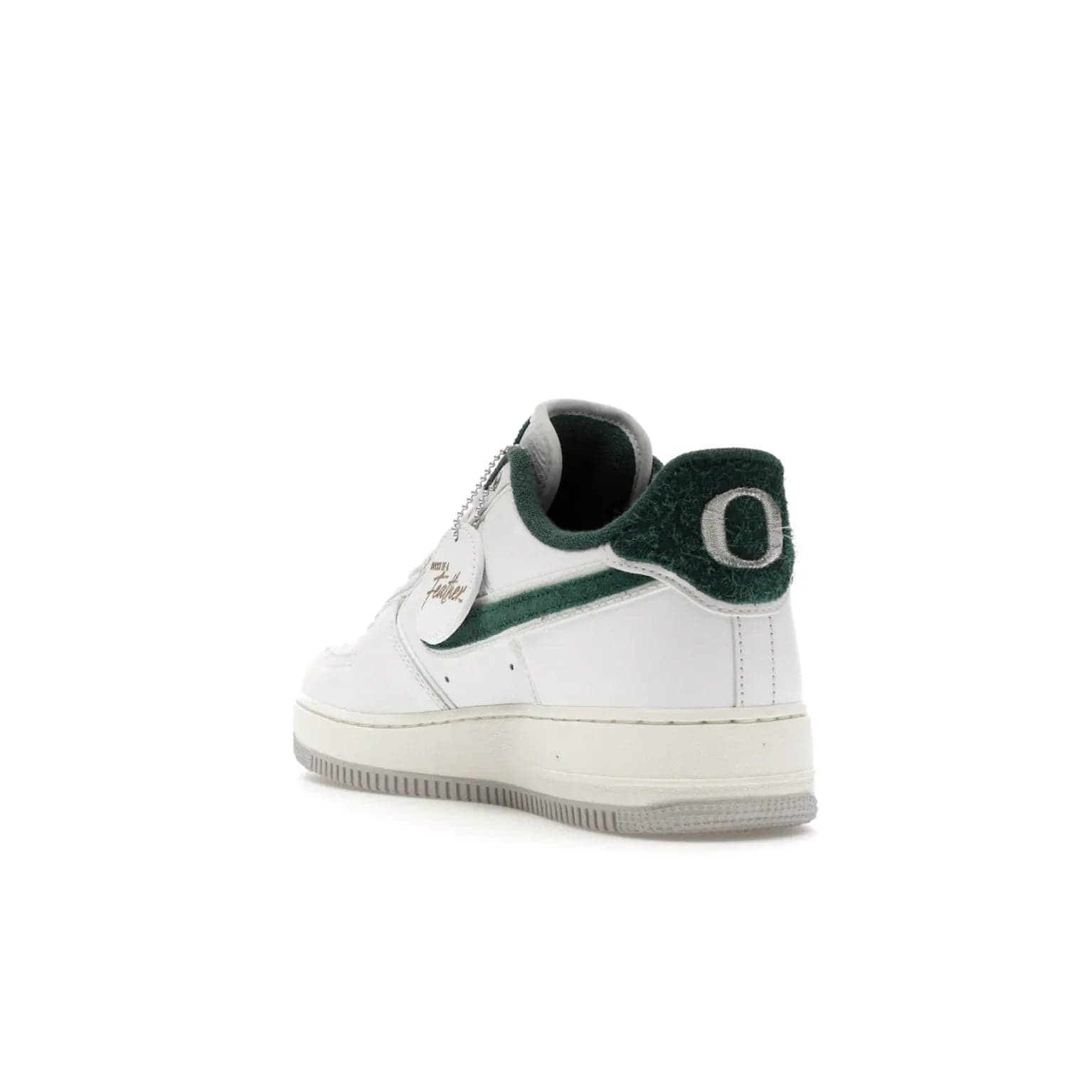 Nike Air Force 1 Low '07 Premium University of Oregon PE - Image 25 - Only at www.BallersClubKickz.com - The Nike Air Force 1 Low '07 Premium. Special Oregon University colorway. White base with green and sail accents. Cushioned rubber midsole. Comfort and style. Support your school!