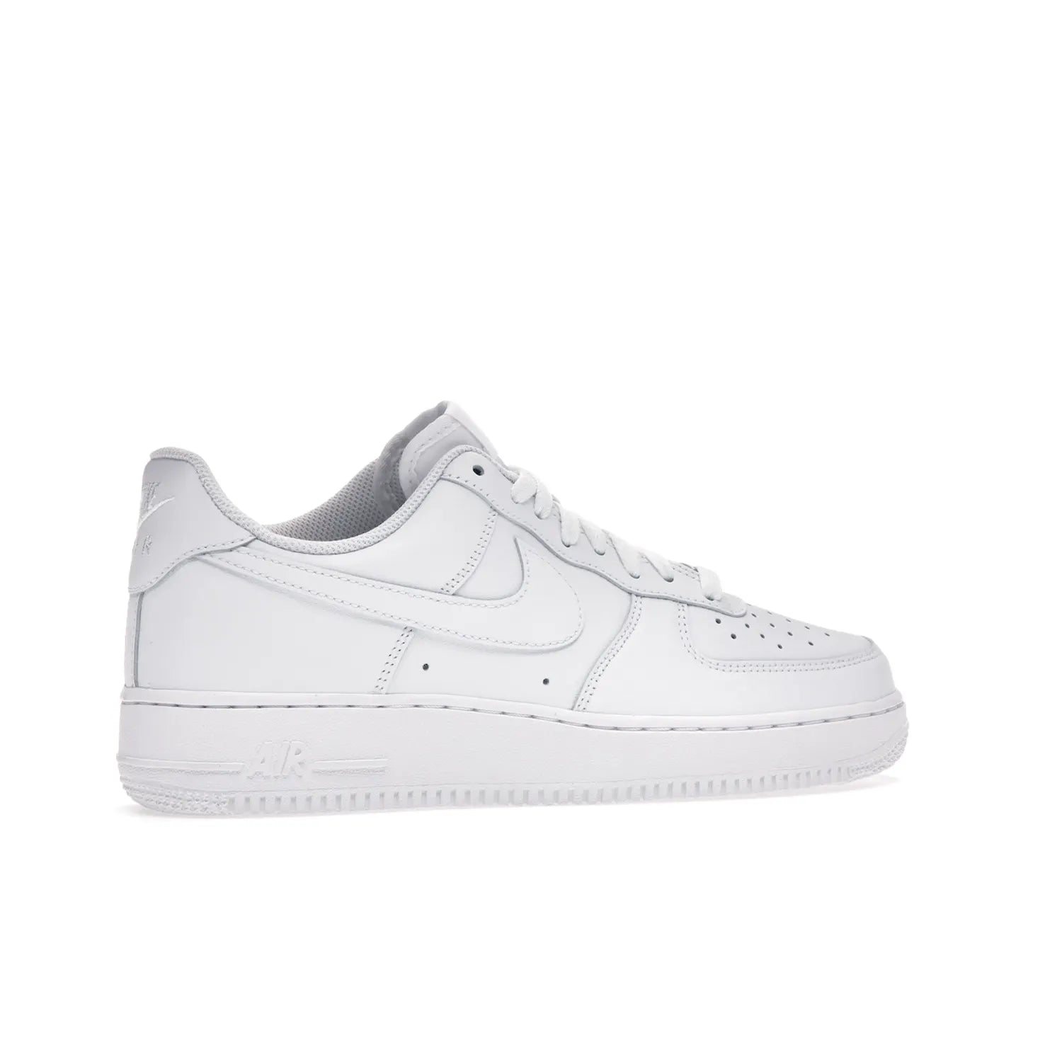 Nike Air Force 1 Low '07 White - Image 35 - Only at www.BallersClubKickz.com - ##
Iconic Swoosh overlays and crisp white sole make the classic Nike Air Force 1 Low White '07 an essential colorway. Classic for seasoned heads and new fans alike.