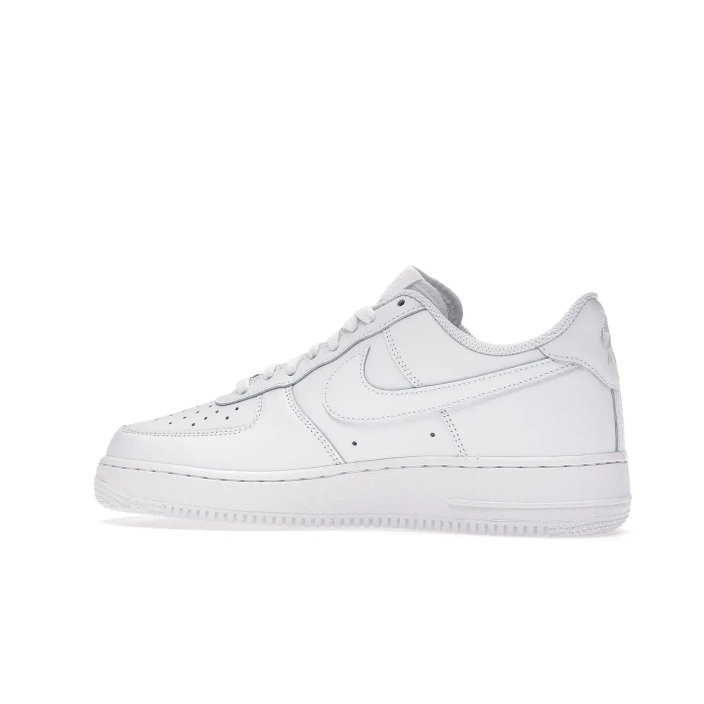 Nike Air Force 1 Low '07 White - Image 21 - Only at www.BallersClubKickz.com - ##
Iconic Swoosh overlays and crisp white sole make the classic Nike Air Force 1 Low White '07 an essential colorway. Classic for seasoned heads and new fans alike.