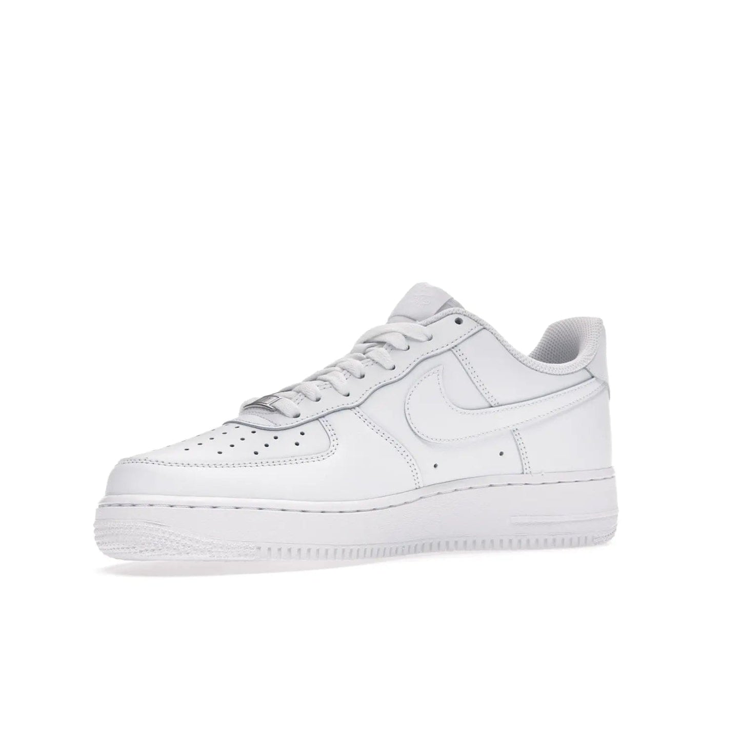 Nike Air Force 1 Low '07 White - Image 16 - Only at www.BallersClubKickz.com - ##
Iconic Swoosh overlays and crisp white sole make the classic Nike Air Force 1 Low White '07 an essential colorway. Classic for seasoned heads and new fans alike.