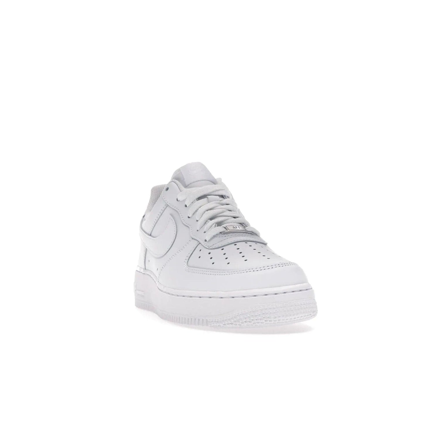 Nike Air Force 1 Low '07 White - Image 8 - Only at www.BallersClubKickz.com - ##
Iconic Swoosh overlays and crisp white sole make the classic Nike Air Force 1 Low White '07 an essential colorway. Classic for seasoned heads and new fans alike.