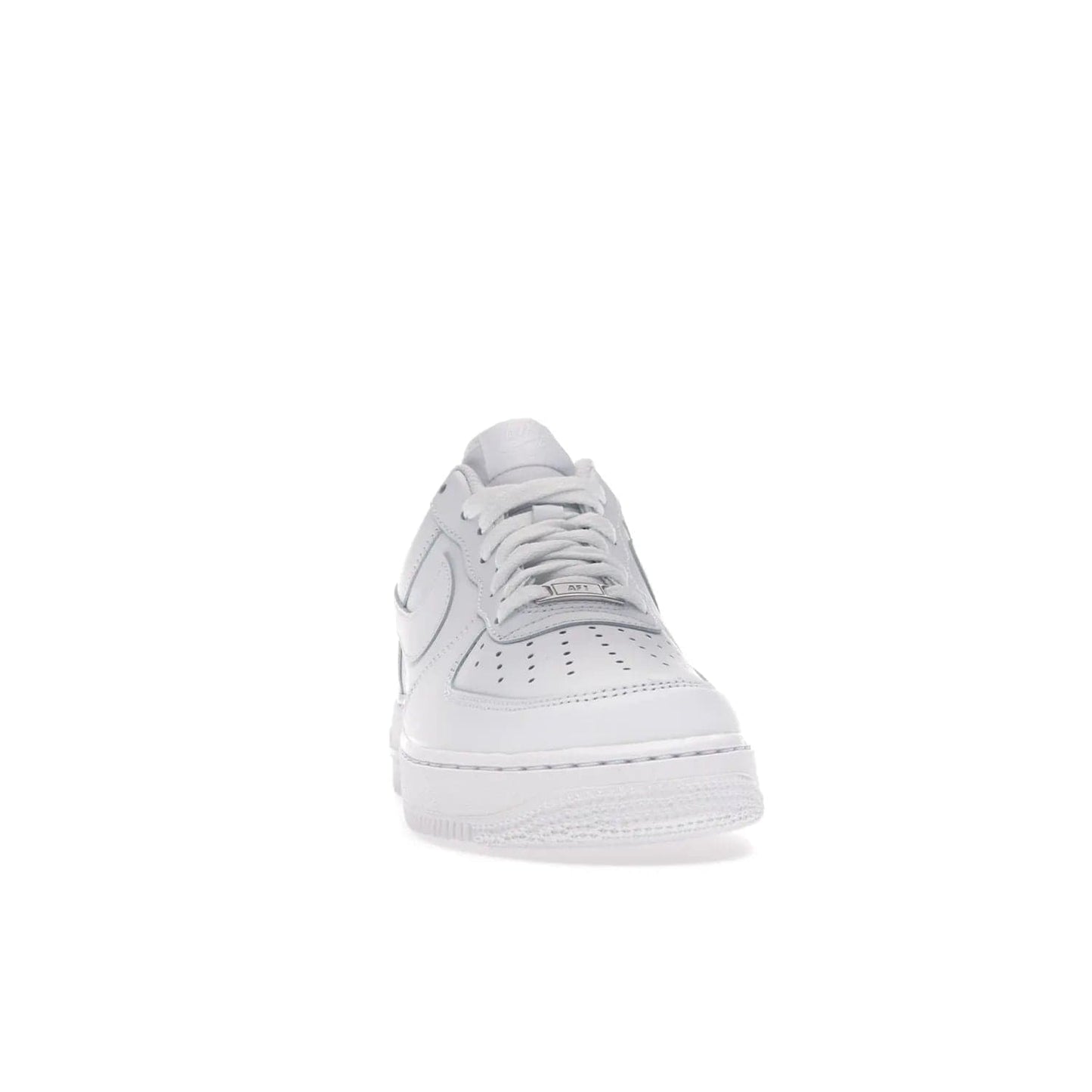 Nike Air Force 1 Low '07 White - Image 9 - Only at www.BallersClubKickz.com - ##
Iconic Swoosh overlays and crisp white sole make the classic Nike Air Force 1 Low White '07 an essential colorway. Classic for seasoned heads and new fans alike.