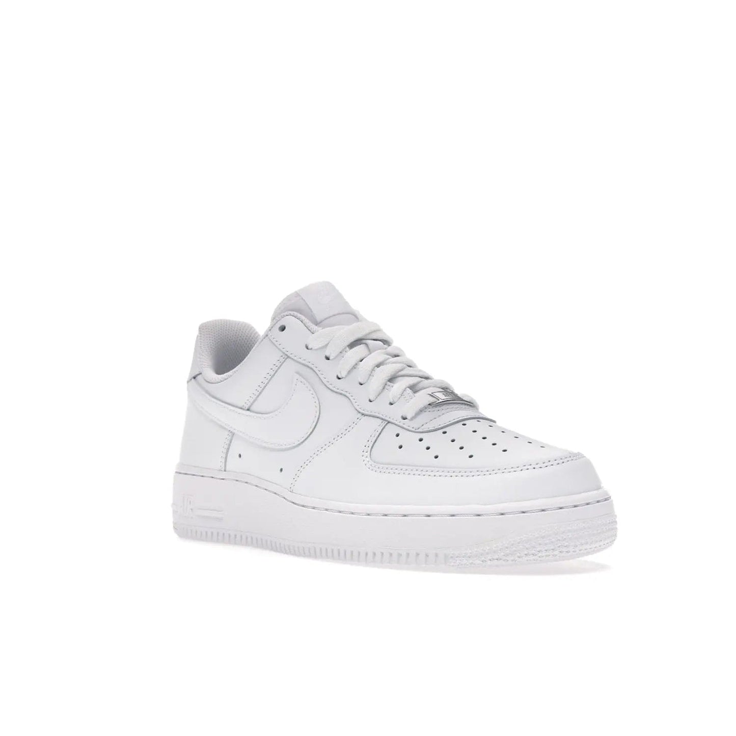Nike Air Force 1 Low '07 White - Image 6 - Only at www.BallersClubKickz.com - ##
Iconic Swoosh overlays and crisp white sole make the classic Nike Air Force 1 Low White '07 an essential colorway. Classic for seasoned heads and new fans alike.