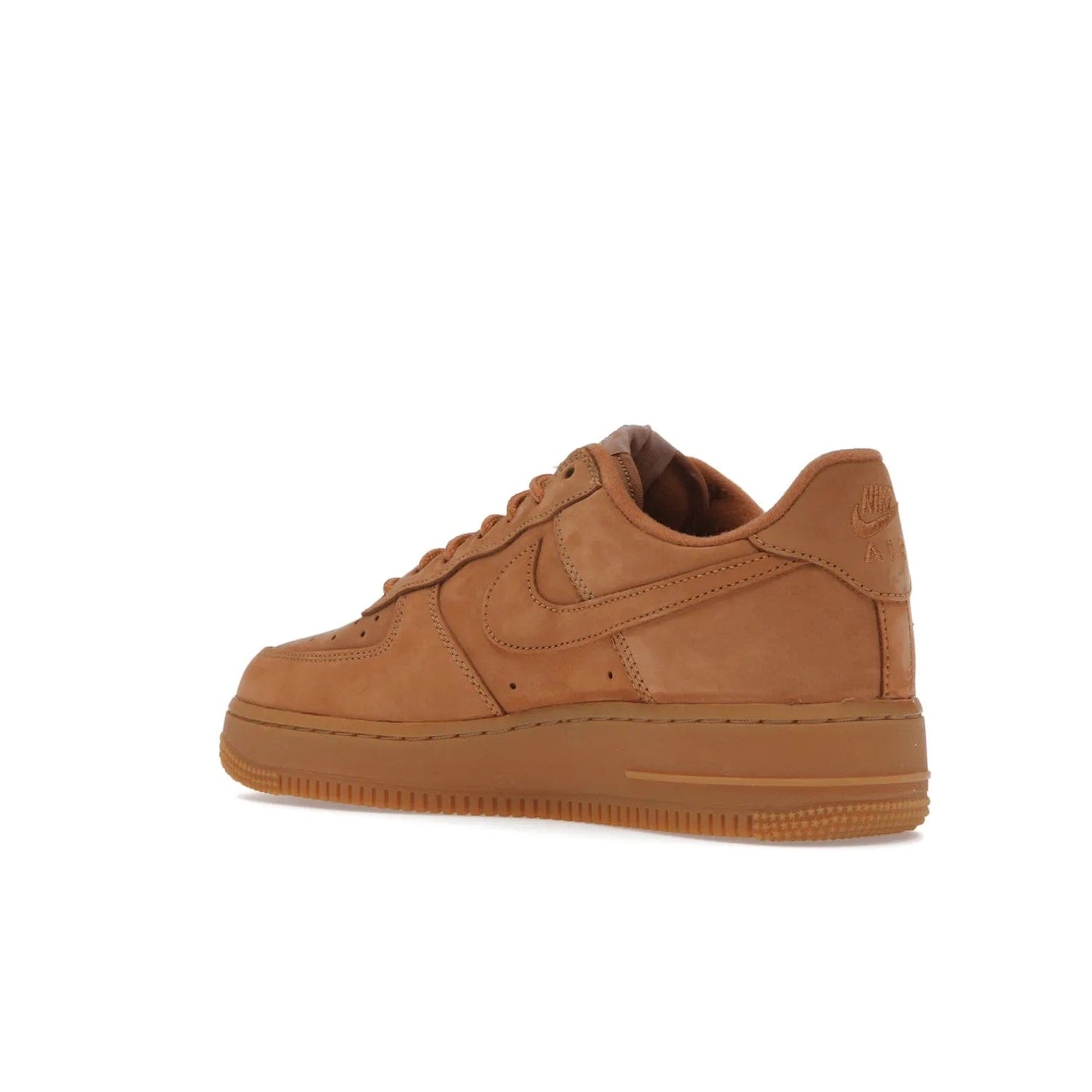 Nike Air Force 1 Low SP Supreme Wheat - Image 23 - Only at www.BallersClubKickz.com - A luxe Flax Durabuck upper and Supreme Box Logo insignias on the lateral heels make the Nike Air Force 1 Low SP Supreme Wheat a stylish lifestyle shoe. Matching Flax Air sole adds a classic touch to this collaboration between Nike and Supreme. Make a statement with this edition of the classic Air Force 1 Low.
