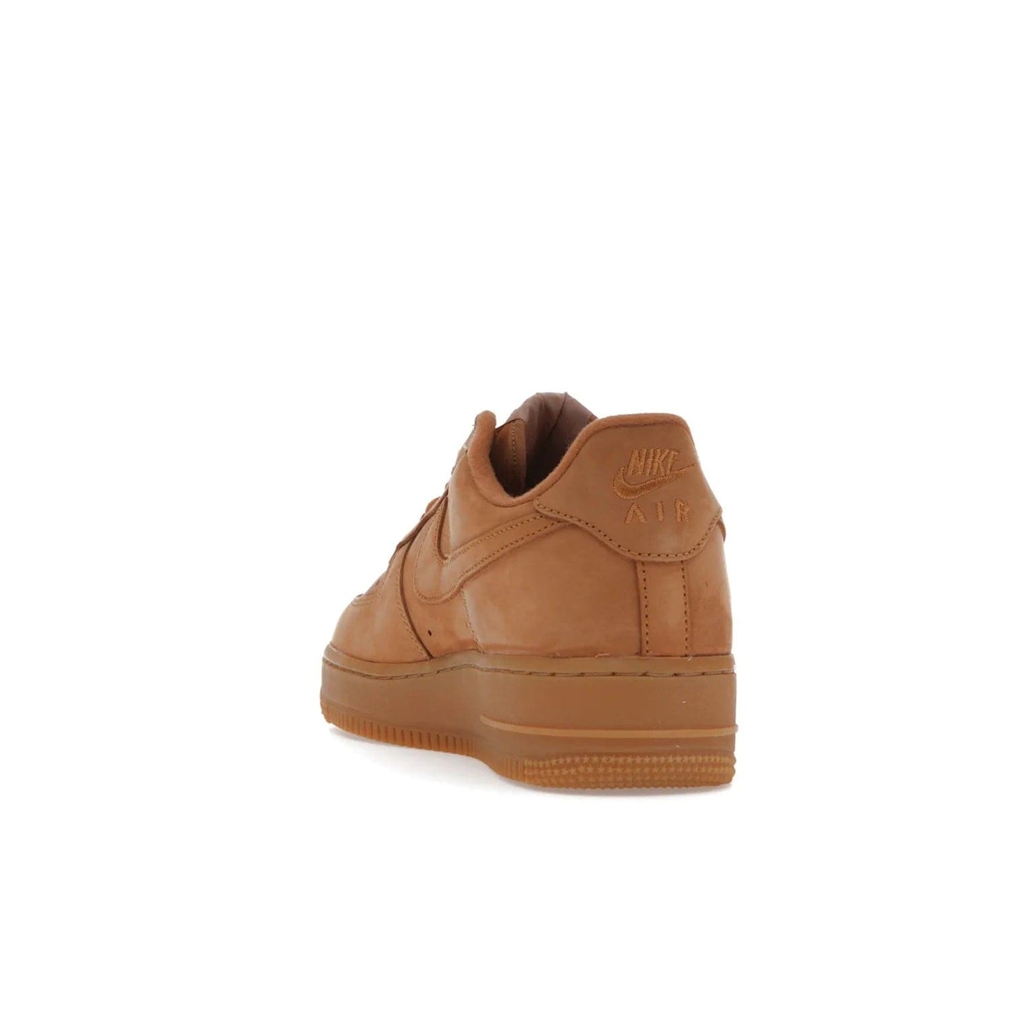 Nike Air Force 1 Low SP Supreme Wheat - Image 26 - Only at www.BallersClubKickz.com - A luxe Flax Durabuck upper and Supreme Box Logo insignias on the lateral heels make the Nike Air Force 1 Low SP Supreme Wheat a stylish lifestyle shoe. Matching Flax Air sole adds a classic touch to this collaboration between Nike and Supreme. Make a statement with this edition of the classic Air Force 1 Low.