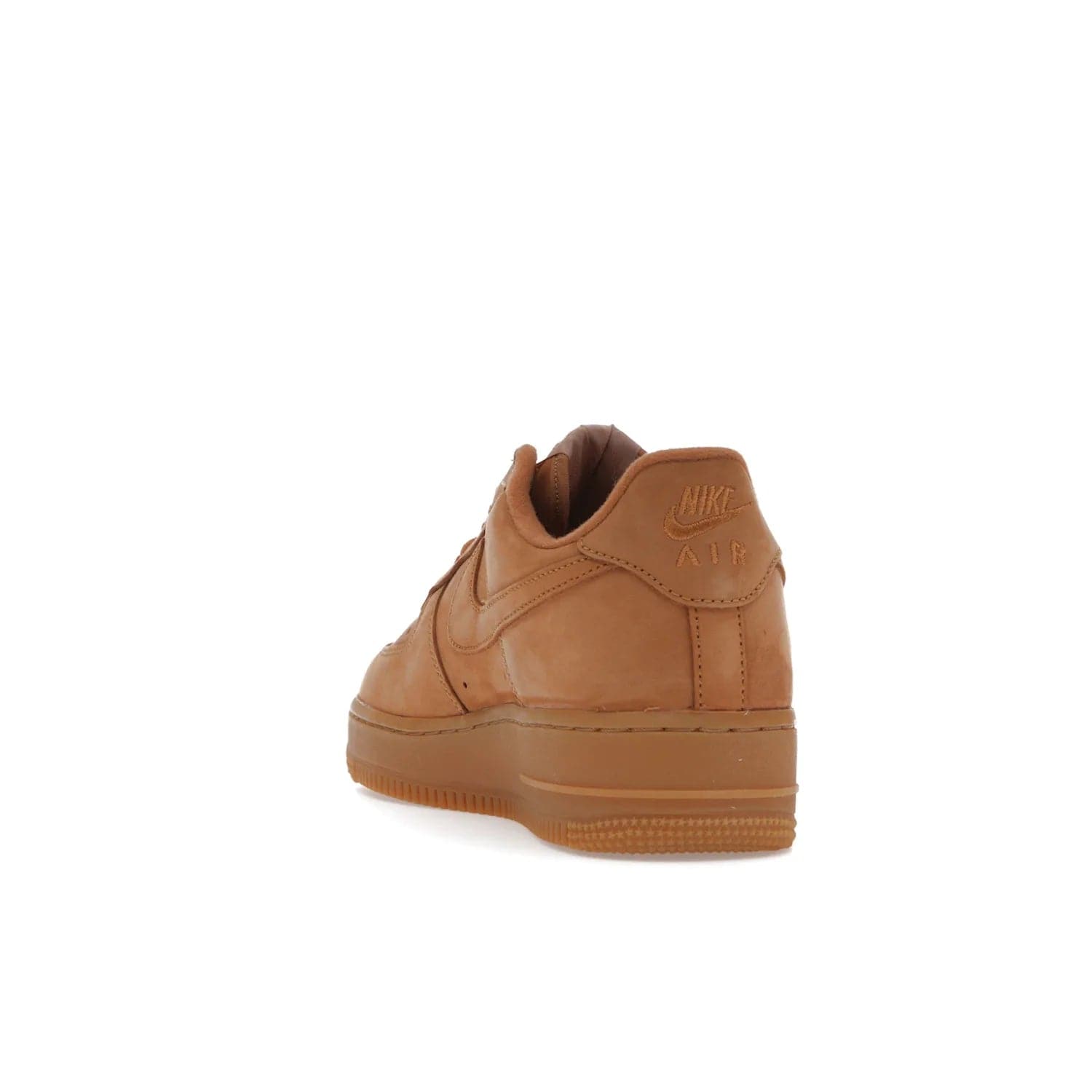 Nike Air Force 1 Low SP Supreme Wheat - Image 26 - Only at www.BallersClubKickz.com - A luxe Flax Durabuck upper and Supreme Box Logo insignias on the lateral heels make the Nike Air Force 1 Low SP Supreme Wheat a stylish lifestyle shoe. Matching Flax Air sole adds a classic touch to this collaboration between Nike and Supreme. Make a statement with this edition of the classic Air Force 1 Low.
