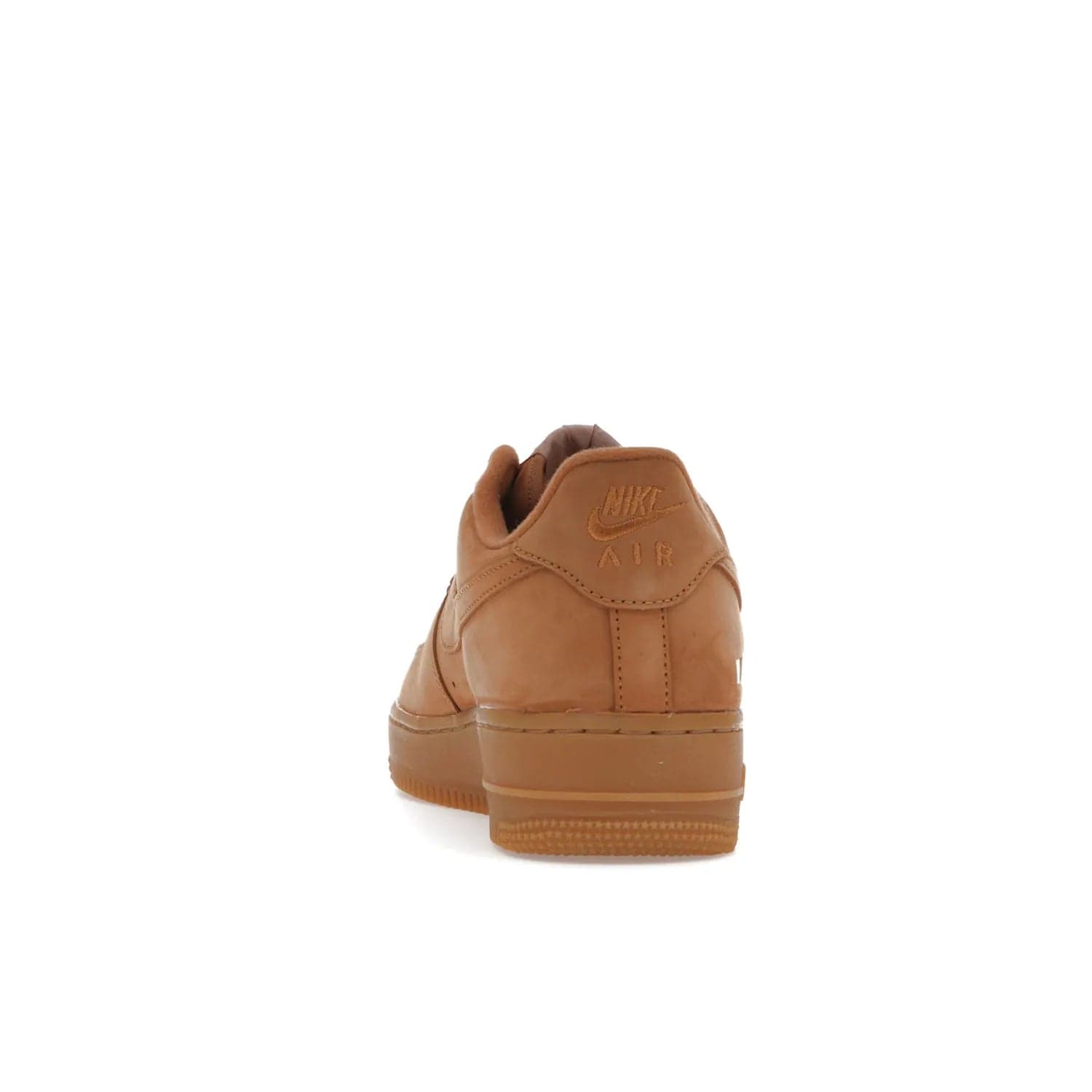 Nike Air Force 1 Low SP Supreme Wheat - Image 27 - Only at www.BallersClubKickz.com - A luxe Flax Durabuck upper and Supreme Box Logo insignias on the lateral heels make the Nike Air Force 1 Low SP Supreme Wheat a stylish lifestyle shoe. Matching Flax Air sole adds a classic touch to this collaboration between Nike and Supreme. Make a statement with this edition of the classic Air Force 1 Low.