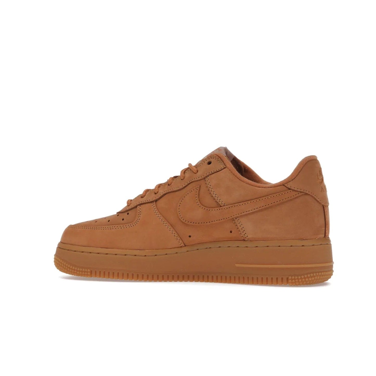 Nike Air Force 1 Low SP Supreme Wheat - Image 21 - Only at www.BallersClubKickz.com - A luxe Flax Durabuck upper and Supreme Box Logo insignias on the lateral heels make the Nike Air Force 1 Low SP Supreme Wheat a stylish lifestyle shoe. Matching Flax Air sole adds a classic touch to this collaboration between Nike and Supreme. Make a statement with this edition of the classic Air Force 1 Low.