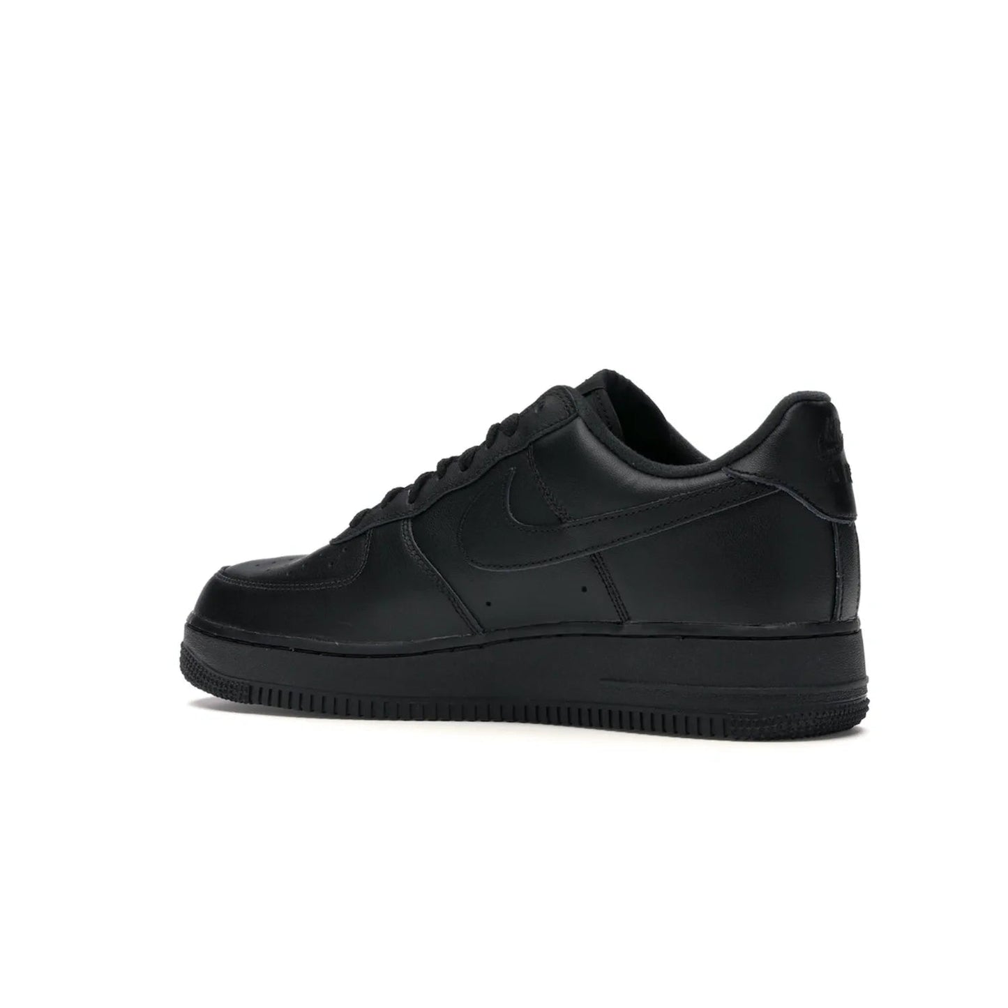 Nike Air Force 1 Low Supreme Black - Image 22 - Only at www.BallersClubKickz.com - Iconic style meets classic black design in the Nike Air Force 1 Low Supreme Black. Featuring a luxe leather upper and red Supreme Box Logo at the heel, these sneakers released in March 2020, and now available.