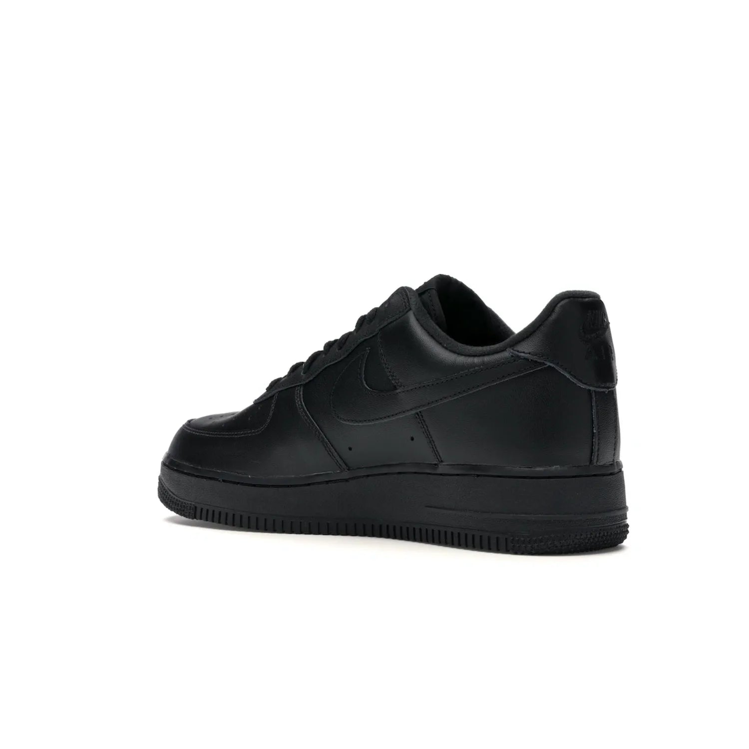 Nike Air Force 1 Low Supreme Black - Image 23 - Only at www.BallersClubKickz.com - Iconic style meets classic black design in the Nike Air Force 1 Low Supreme Black. Featuring a luxe leather upper and red Supreme Box Logo at the heel, these sneakers released in March 2020, and now available.