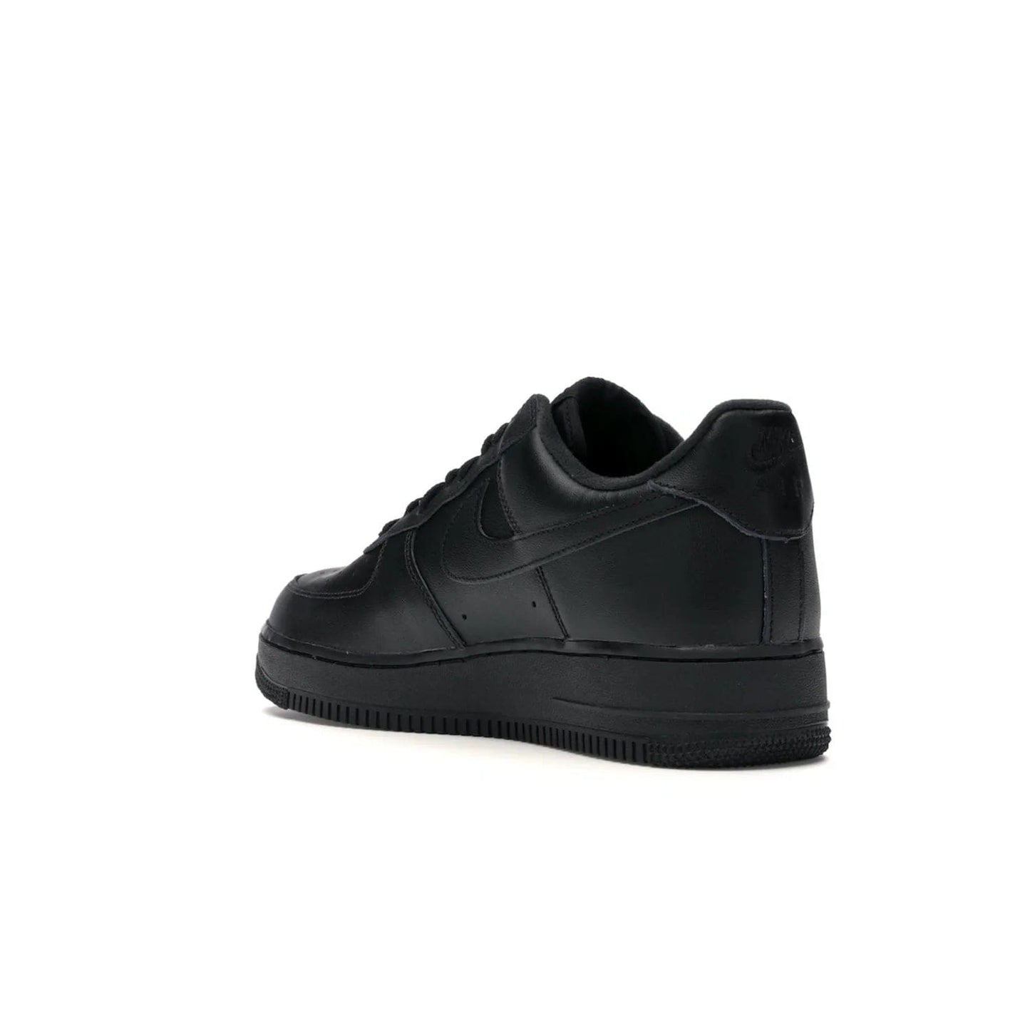 Nike Air Force 1 Low Supreme Black - Image 24 - Only at www.BallersClubKickz.com - Iconic style meets classic black design in the Nike Air Force 1 Low Supreme Black. Featuring a luxe leather upper and red Supreme Box Logo at the heel, these sneakers released in March 2020, and now available.