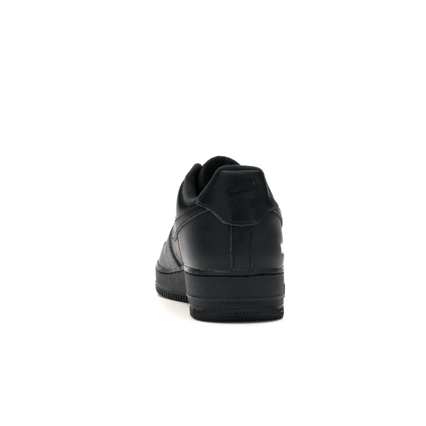 Nike Air Force 1 Low Supreme Black - Image 27 - Only at www.BallersClubKickz.com - Iconic style meets classic black design in the Nike Air Force 1 Low Supreme Black. Featuring a luxe leather upper and red Supreme Box Logo at the heel, these sneakers released in March 2020, and now available.