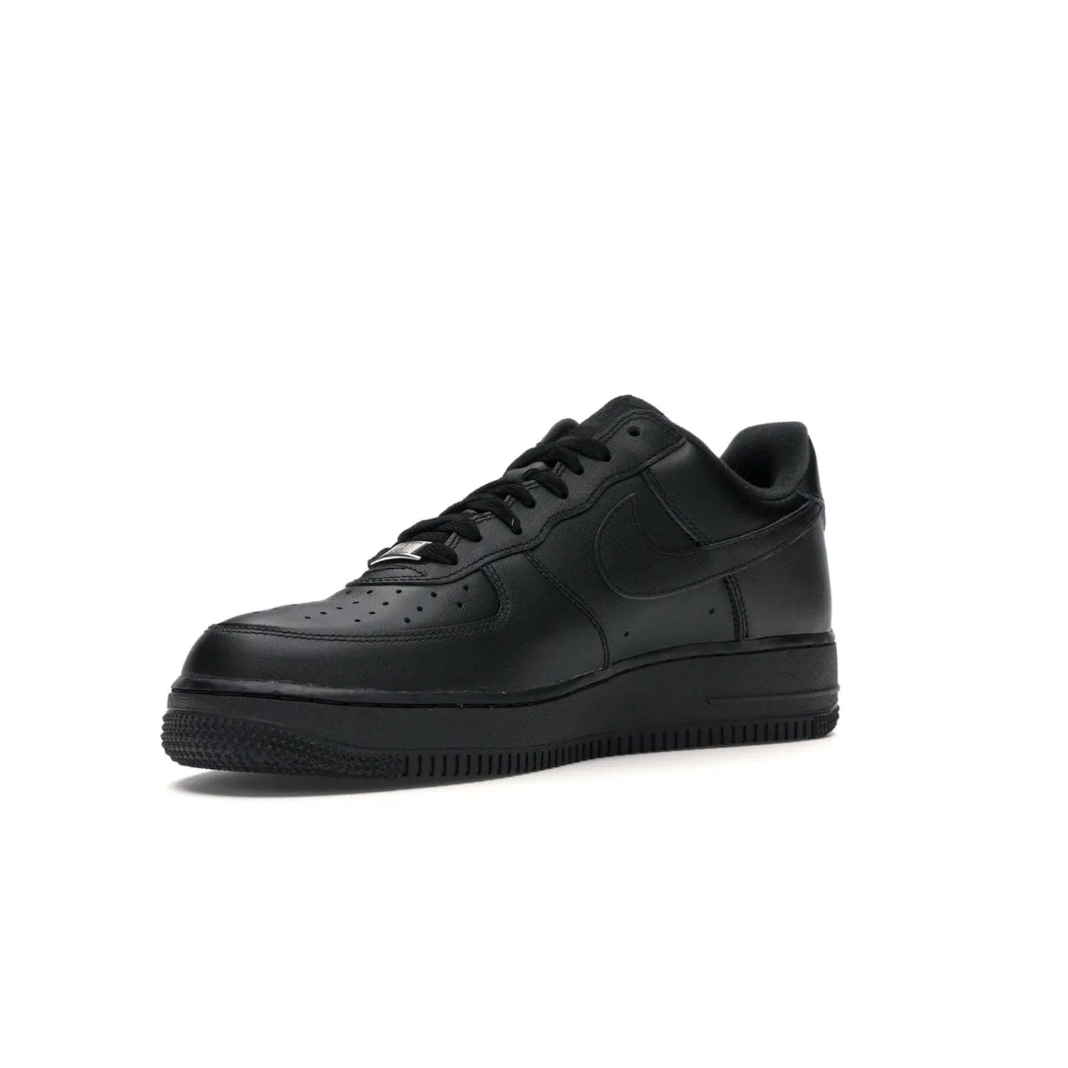 Nike Air Force 1 Low Supreme Black - Image 15 - Only at www.BallersClubKickz.com - Iconic style meets classic black design in the Nike Air Force 1 Low Supreme Black. Featuring a luxe leather upper and red Supreme Box Logo at the heel, these sneakers released in March 2020, and now available.
