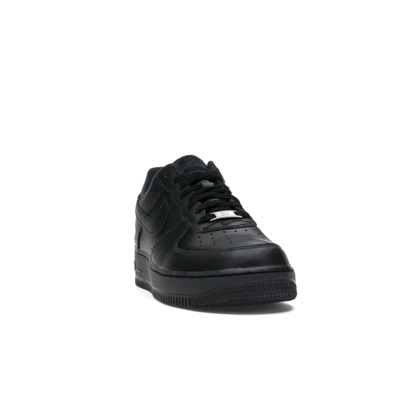Nike Air Force 1 Low Supreme Black - Image 8 - Only at www.BallersClubKickz.com - Iconic style meets classic black design in the Nike Air Force 1 Low Supreme Black. Featuring a luxe leather upper and red Supreme Box Logo at the heel, these sneakers released in March 2020, and now available.