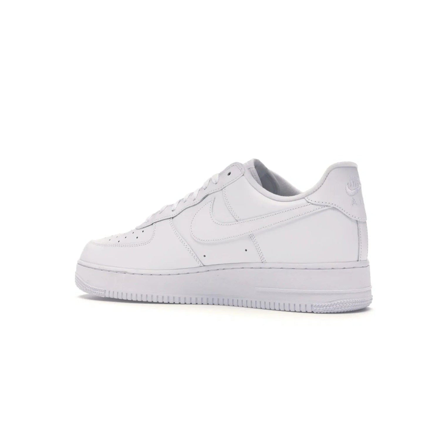 Nike Air Force 1 Low Supreme White - Image 22 - Only at www.BallersClubKickz.com - The Nike Air Force 1 Low Supreme White - a classic all-white design featuring premium leather and the iconic red Supreme Box Logo. Iconic sneakers embodying NYC style and culture. Released March 2020.