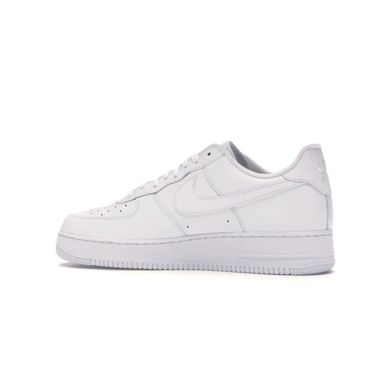 Nike Air Force 1 Low Supreme White - Image 21 - Only at www.BallersClubKickz.com - The Nike Air Force 1 Low Supreme White - a classic all-white design featuring premium leather and the iconic red Supreme Box Logo. Iconic sneakers embodying NYC style and culture. Released March 2020.