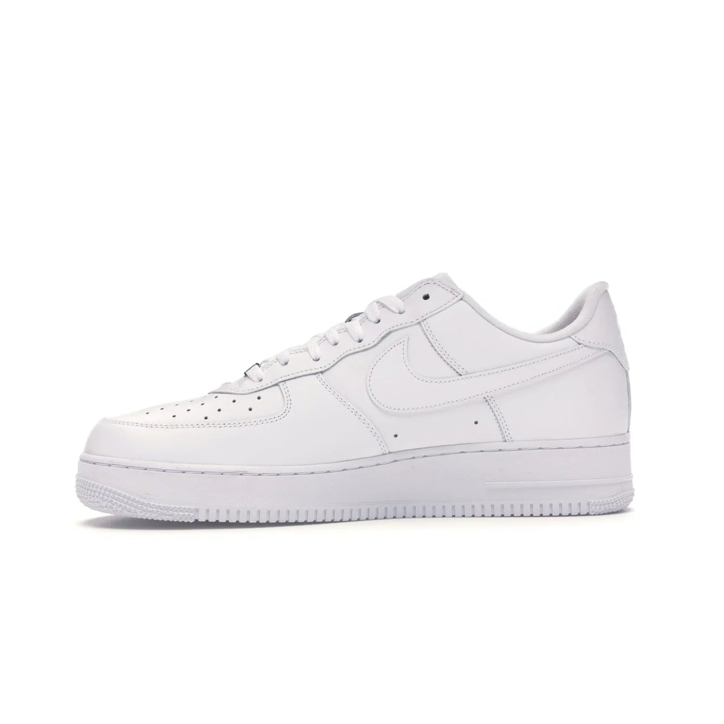Nike Air Force 1 Low Supreme White - Image 18 - Only at www.BallersClubKickz.com - The Nike Air Force 1 Low Supreme White - a classic all-white design featuring premium leather and the iconic red Supreme Box Logo. Iconic sneakers embodying NYC style and culture. Released March 2020.