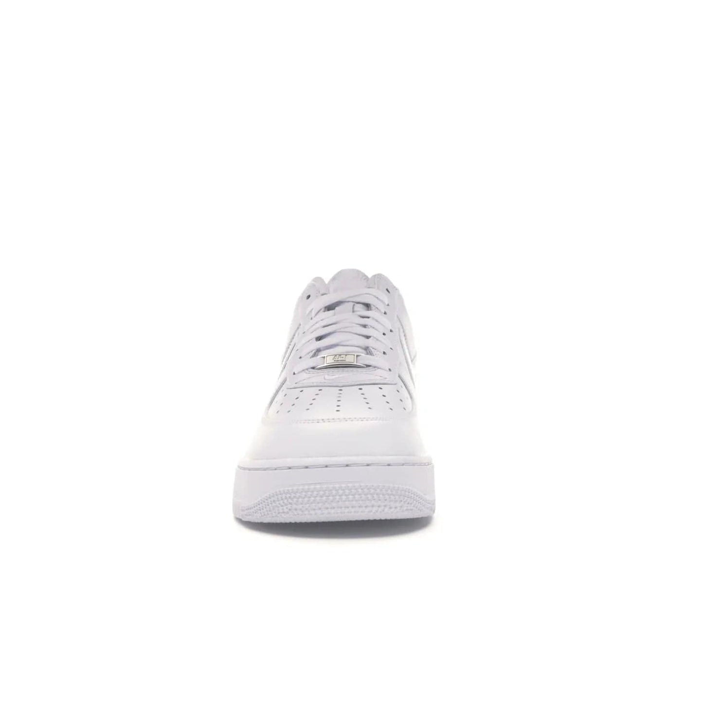 Nike Air Force 1 Low Supreme White - Image 10 - Only at www.BallersClubKickz.com - The Nike Air Force 1 Low Supreme White - a classic all-white design featuring premium leather and the iconic red Supreme Box Logo. Iconic sneakers embodying NYC style and culture. Released March 2020.