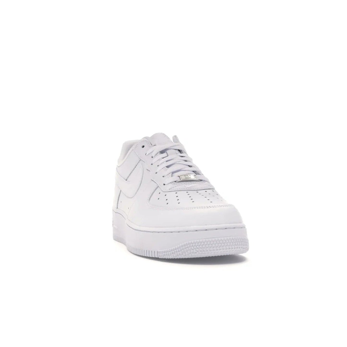 Nike Air Force 1 Low Supreme White - Image 8 - Only at www.BallersClubKickz.com - The Nike Air Force 1 Low Supreme White - a classic all-white design featuring premium leather and the iconic red Supreme Box Logo. Iconic sneakers embodying NYC style and culture. Released March 2020.