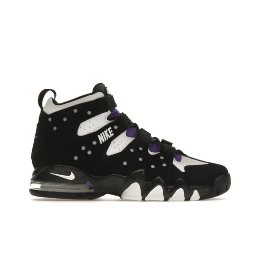 Nike Air Max 2 CB '94 OG Black White Purple (2023) - Image 1 - Only at www.BallersClubKickz.com - Freshly updated for 2023: The Nike Air Max 2 CB '94 OG Black White Purple will have you stepping out confidently. Get a timeless look with this lightweight and stylish design. Enjoy cushioned comfort with this iconic shoe.