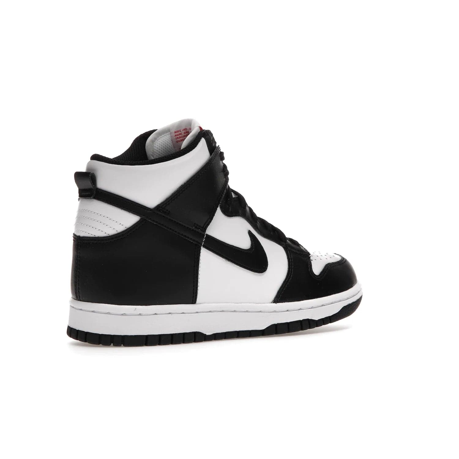 Nike Dunk High Panda (2021) (GS) - Image 33 - Only at www.BallersClubKickz.com - Discover the statement-making Nike Dunk High Panda GS 2021 combining white, black and university red. Crafted with full-grain leather, featuring classic Nike Air Swoosh logo. Available 28/5/2021 at a retail price of $90.