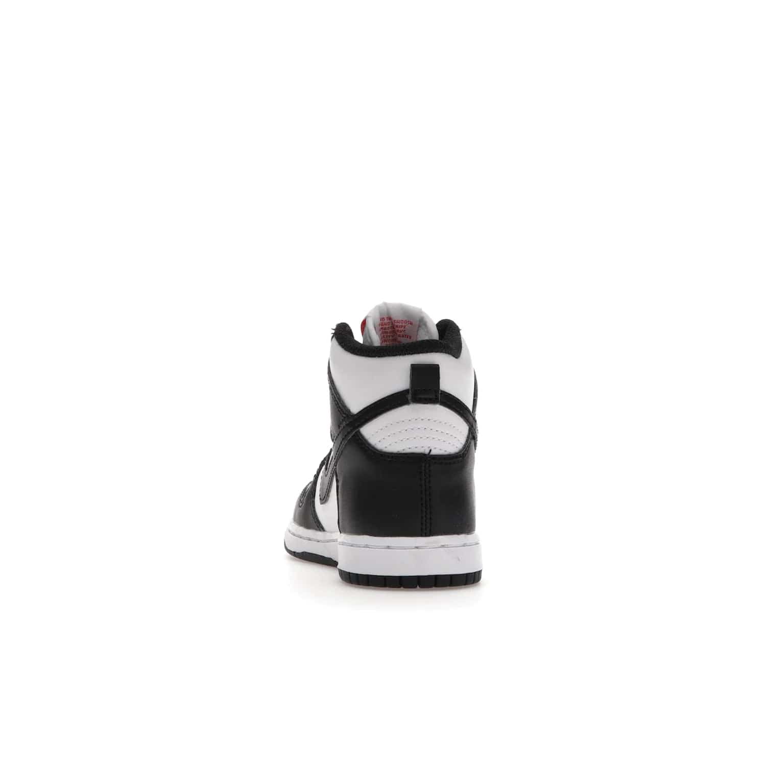 Nike Dunk High Panda (2021) (PS) - Image 27 - Only at www.BallersClubKickz.com - Stand out with the Nike Dunk High Panda (2021) (PS)! This limited edition shoe features a classic black and white colourway with bright red accents and a suede upper. Finish it off with a lightweight foam sole for all-day comfort. Get them today!
