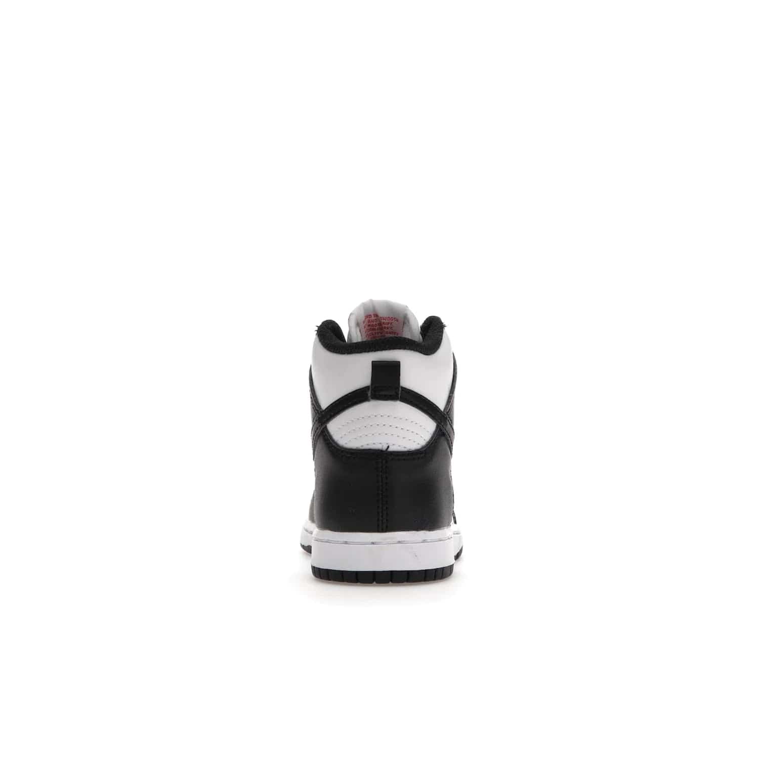 Nike Dunk High Panda (2021) (PS) - Image 28 - Only at www.BallersClubKickz.com - Stand out with the Nike Dunk High Panda (2021) (PS)! This limited edition shoe features a classic black and white colourway with bright red accents and a suede upper. Finish it off with a lightweight foam sole for all-day comfort. Get them today!