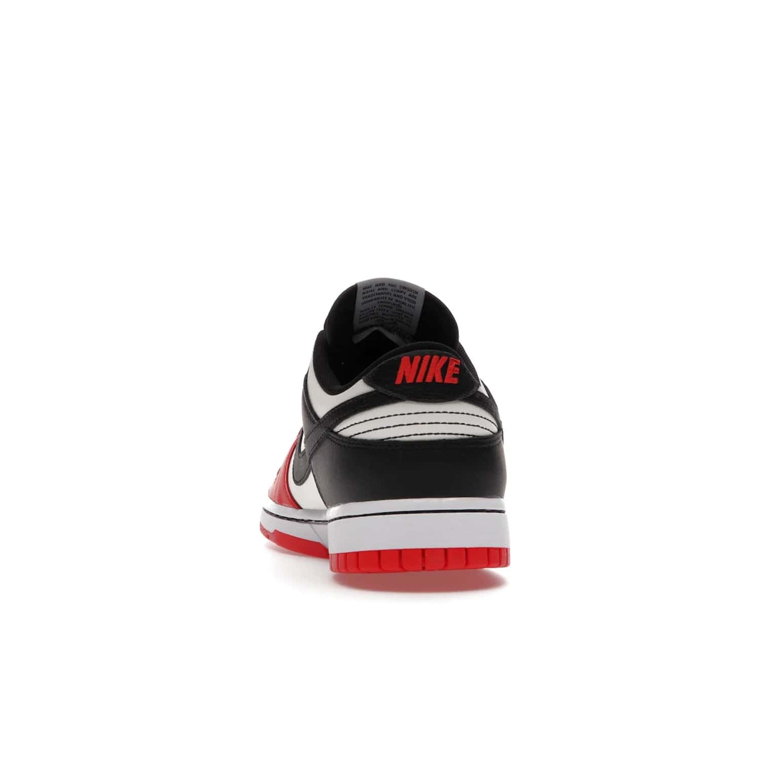 Nike Dunk Low EMB NBA 75th Anniversary Chicago - Image 27 - Only at www.BallersClubKickz.com - The Nike Dunk Low EMB celebrates the NBA's 75th Anniversary with a sleek Sail Leather upper, black overlays and vibrant red accent tones. Finished off with an NBA logo woven tongue tag and a black sole for a monochrome look.