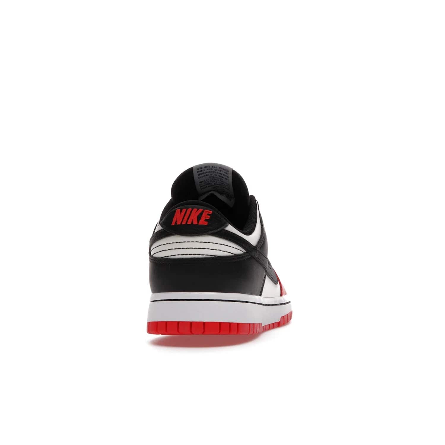 Nike Dunk Low EMB NBA 75th Anniversary Chicago - Image 29 - Only at www.BallersClubKickz.com - The Nike Dunk Low EMB celebrates the NBA's 75th Anniversary with a sleek Sail Leather upper, black overlays and vibrant red accent tones. Finished off with an NBA logo woven tongue tag and a black sole for a monochrome look.