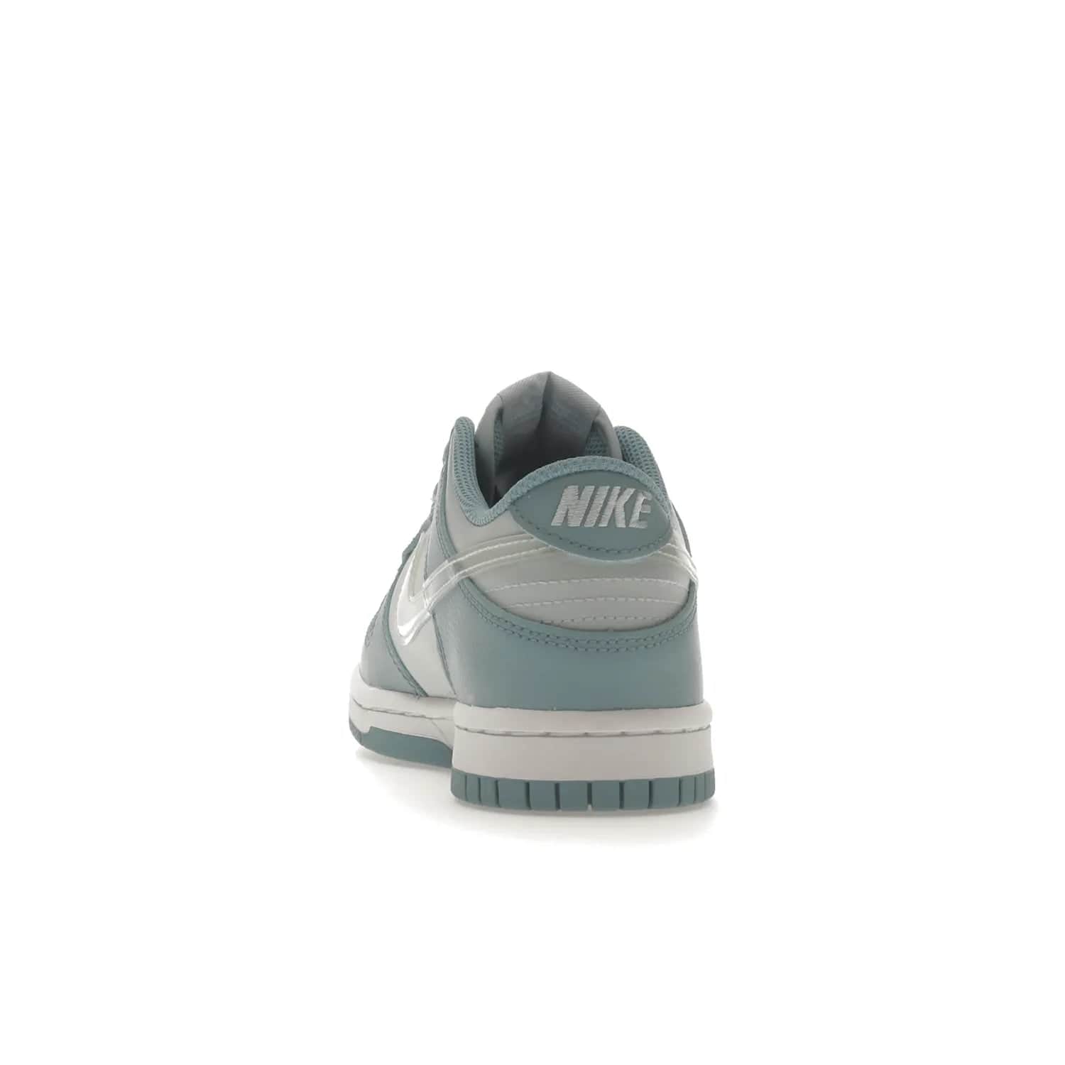 Nike Dunk Low Clear Blue Swoosh (GS) - Image 27 - Only at www.BallersClubKickz.com - Glimmer with style in Nike Dunk Low Clear Blue (GS). Tumbled leather and Worn Blue overlays combine for a stunning finish, topped with a Clear TPU Swoosh. White and Worn Blue Air sole complete this cool and affordable design for kids.