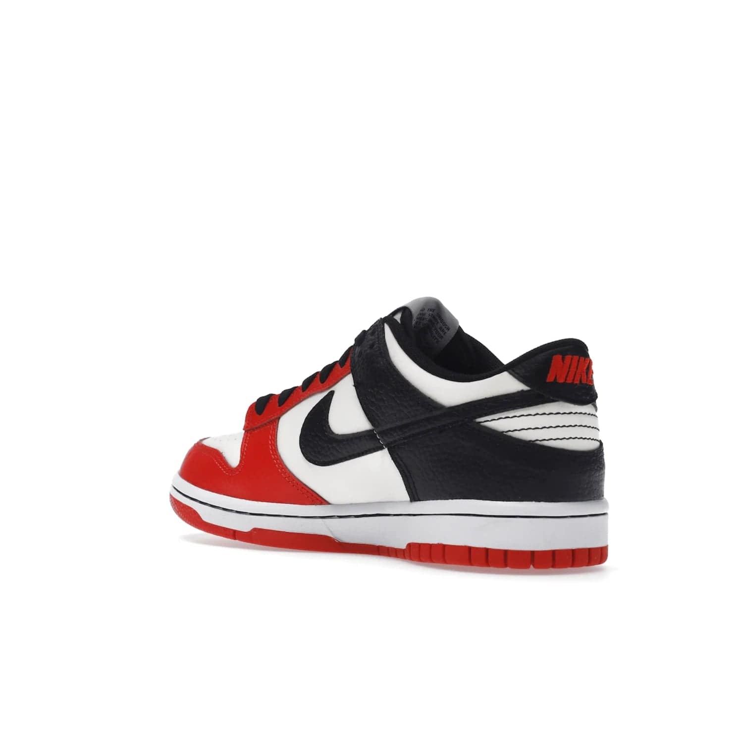 Nike Dunk Low EMB NBA 75th Anniversary Chicago (GS) - Image 24 - Only at www.BallersClubKickz.com - Show your NBAs spirit and get a pair of the Nike Dunk Low EMB NBA 75th Anniversary Chicago GS. Featuring velvety leather and diamond-etched lace dubraes, these shoes are sure to make a statement. Released in October 2021.
