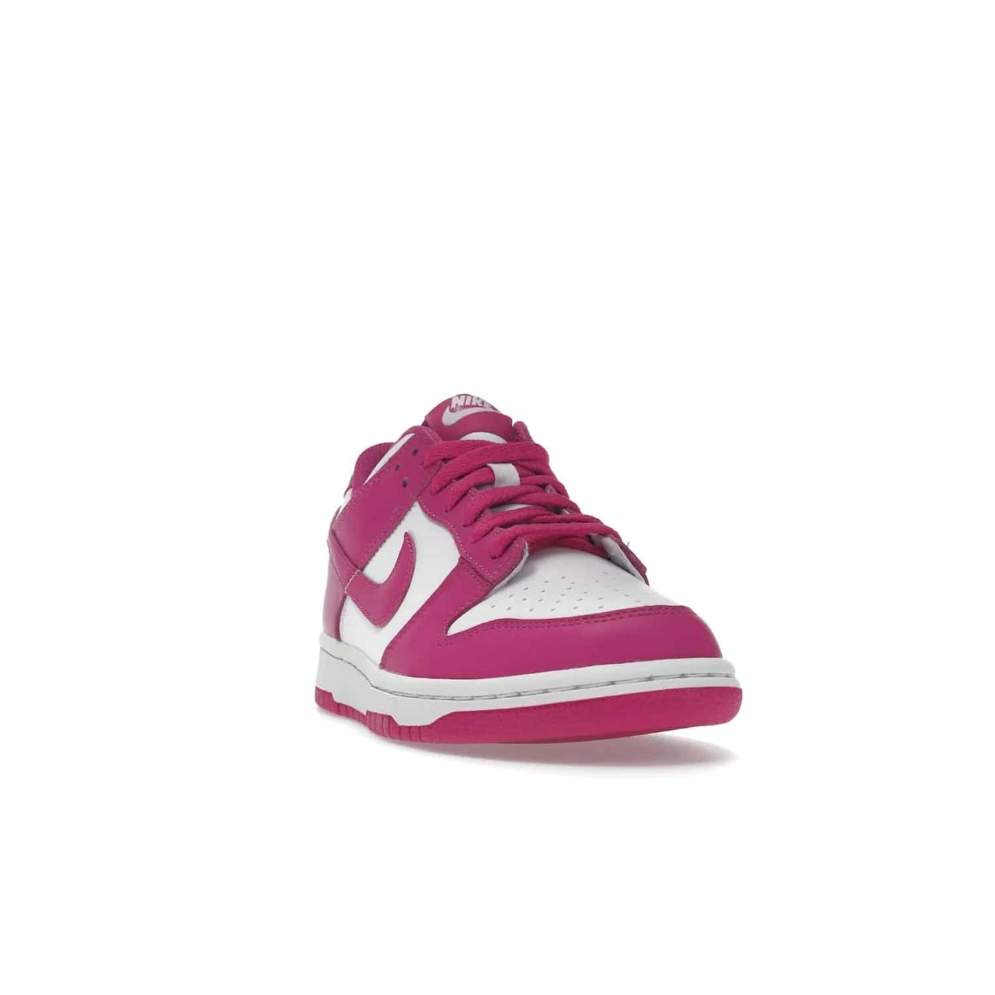 Nike Dunk Low Active Fuchsia (GS) - Image 8 - Only at www.BallersClubKickz.com - The Nike Dunk Low Active Fuchsia (GS) features a classic Dunk Low silhouette and vibrant fuchsia accents. Perfect for kids who love style. Available March 1st 2023.