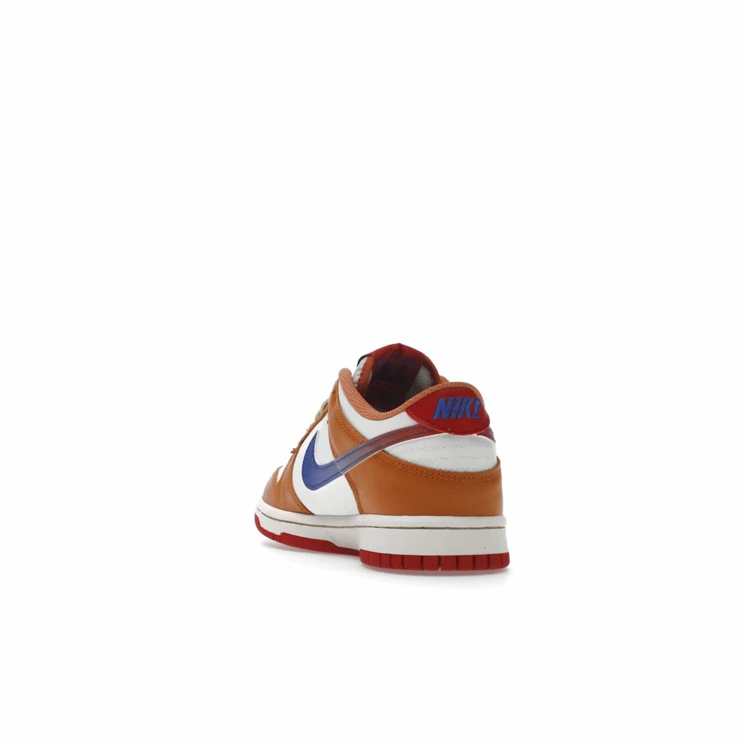 Nike Dunk Low Hot Curry Game Royal (GS) - Image 26 - Only at www.BallersClubKickz.com - Shop the Nike Dunk Low Hot Curry Game Royal GS and rock a classic color scheme to represent the New York Knicks. Featuring a smooth leather upper, retro Nike branding and a low cut collar and rubber cup sole for comfort and protection. Get yours on September 7 at $85.
