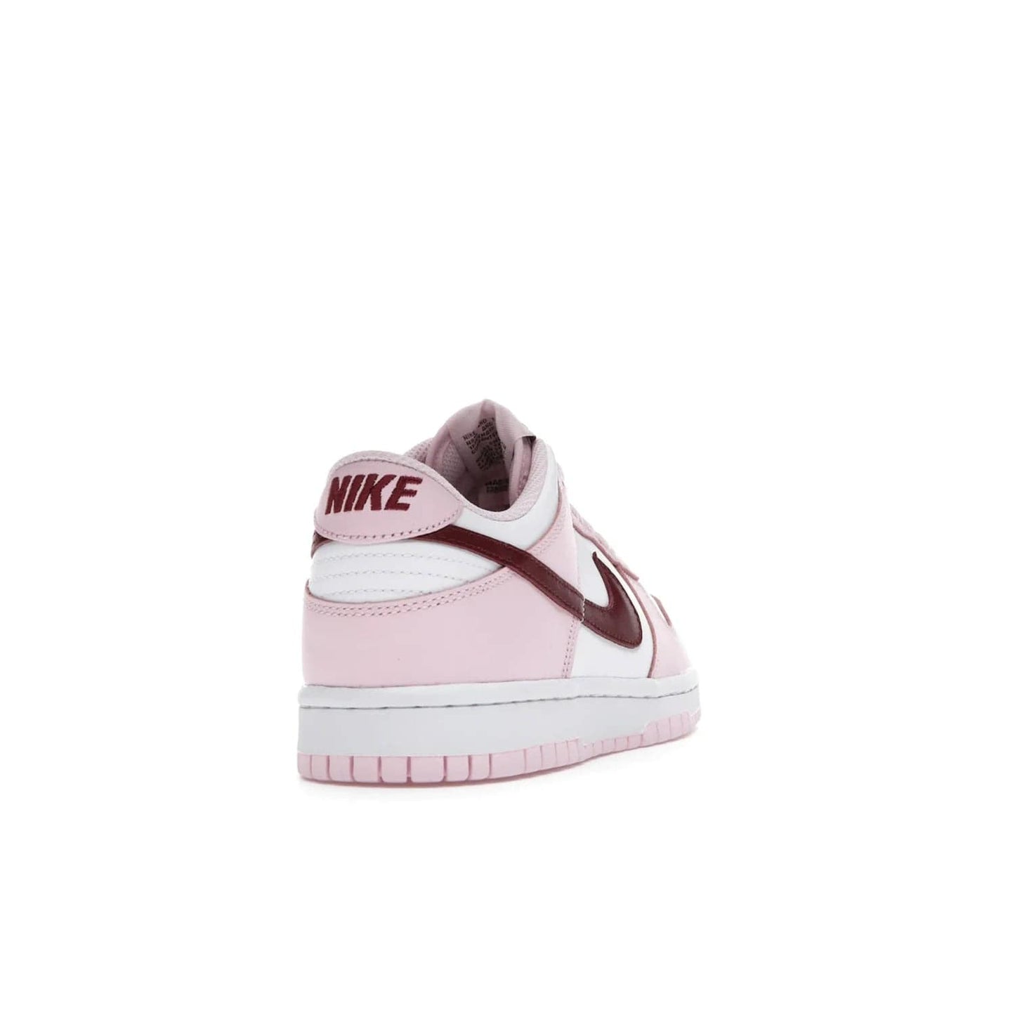 Nike Dunk Low Pink Foam Red White (GS) - Image 30 - Only at www.BallersClubKickz.com - #
Introducing the daring and stylish Nike Dunk Low Pink Foam Red White (GS) sneaker for grade schoolers. White leather with pink overlays and Dark Beetroot accents, classic Nike Dunk midsole and pink outsole. Released August 2021 for $85.
