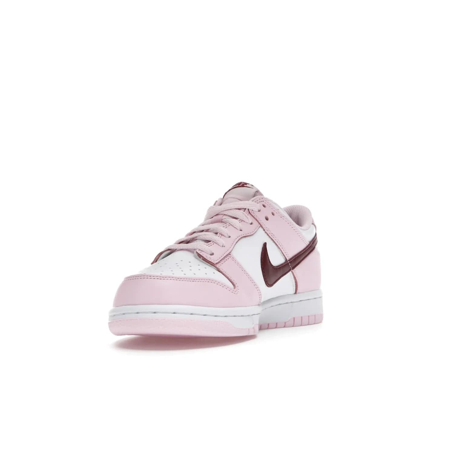 Nike Dunk Low Pink Foam Red White (GS) - Image 13 - Only at www.BallersClubKickz.com - #
Introducing the daring and stylish Nike Dunk Low Pink Foam Red White (GS) sneaker for grade schoolers. White leather with pink overlays and Dark Beetroot accents, classic Nike Dunk midsole and pink outsole. Released August 2021 for $85.
