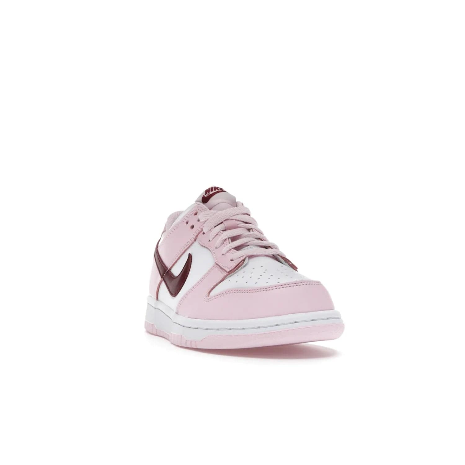 Nike Dunk Low Pink Foam Red White (GS) - Image 8 - Only at www.BallersClubKickz.com - #
Introducing the daring and stylish Nike Dunk Low Pink Foam Red White (GS) sneaker for grade schoolers. White leather with pink overlays and Dark Beetroot accents, classic Nike Dunk midsole and pink outsole. Released August 2021 for $85.
