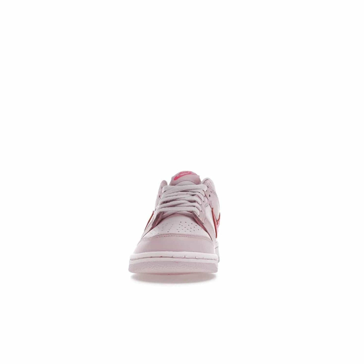 Nike Dunk Low Triple Pink (GS) - Image 11 - Only at www.BallersClubKickz.com - The Nike Dunk Low Triple Pink provides bold style in GS sizing. Featuring 3 distinct shades of pink and Nike branding, the shoe stands out.