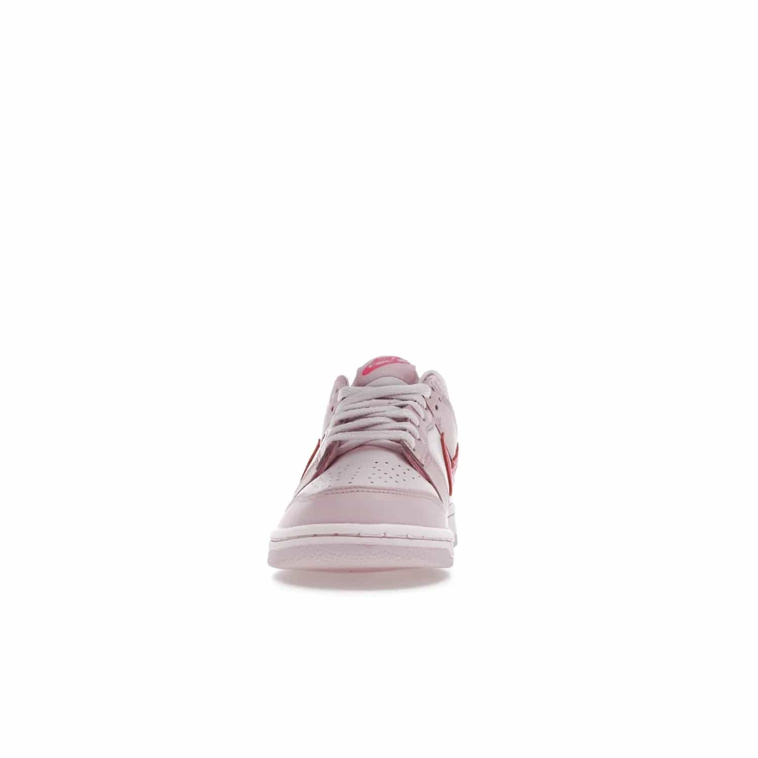 Nike Dunk Low Triple Pink (GS) - Image 11 - Only at www.BallersClubKickz.com - The Nike Dunk Low Triple Pink provides bold style in GS sizing. Featuring 3 distinct shades of pink and Nike branding, the shoe stands out.