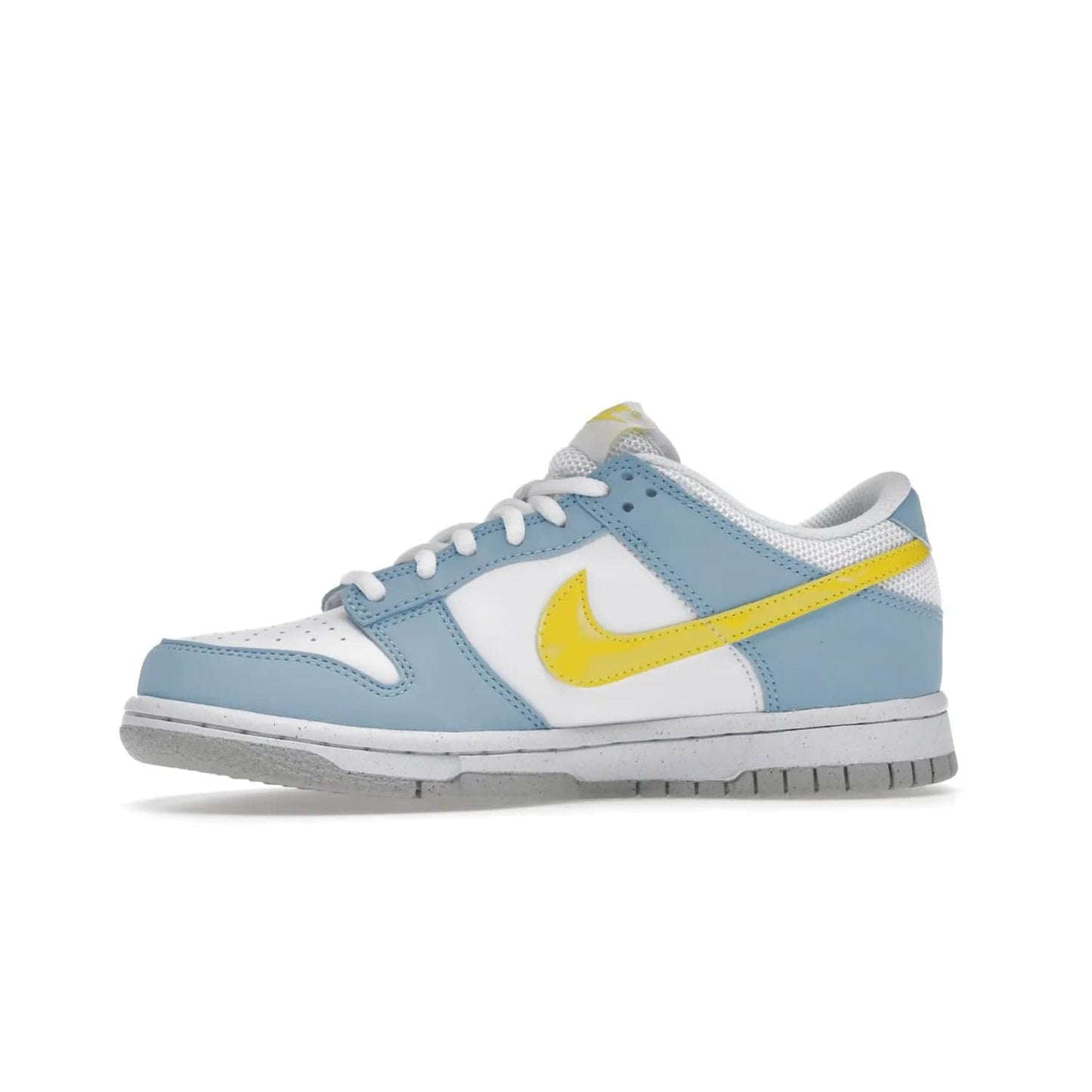 Nike Dunk Low Next Nature Homer Simpson (GS) - Image 18 - Only at www.BallersClubKickz.com - Sporty and stylish with a conscience: Nike Dunk Low Next Nature GS, designed with at least 20% recycled materials. Shop now and help the environment.