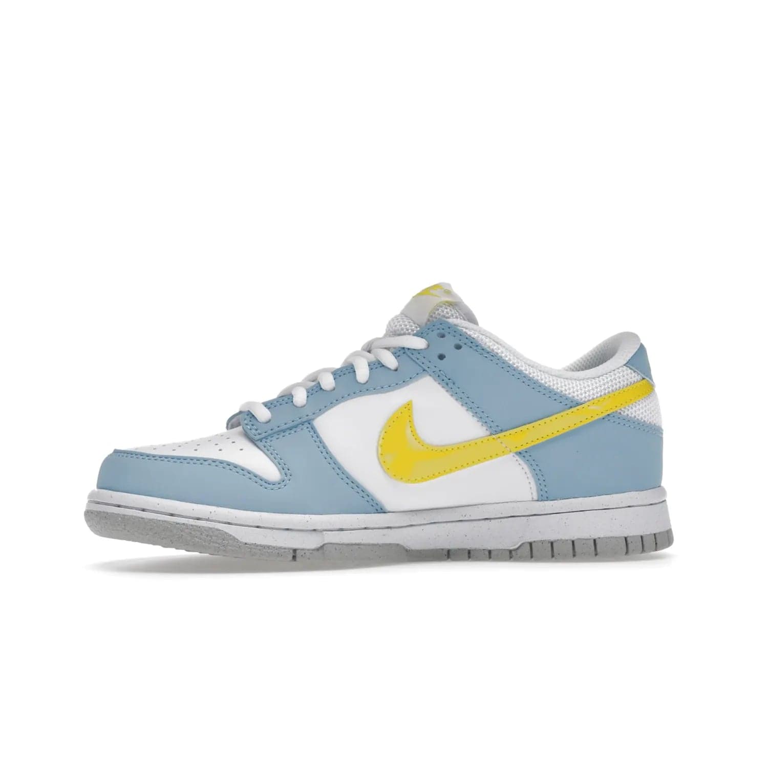 Nike Dunk Low Next Nature Homer Simpson (GS) - Image 18 - Only at www.BallersClubKickz.com - Sporty and stylish with a conscience: Nike Dunk Low Next Nature GS, designed with at least 20% recycled materials. Shop now and help the environment.