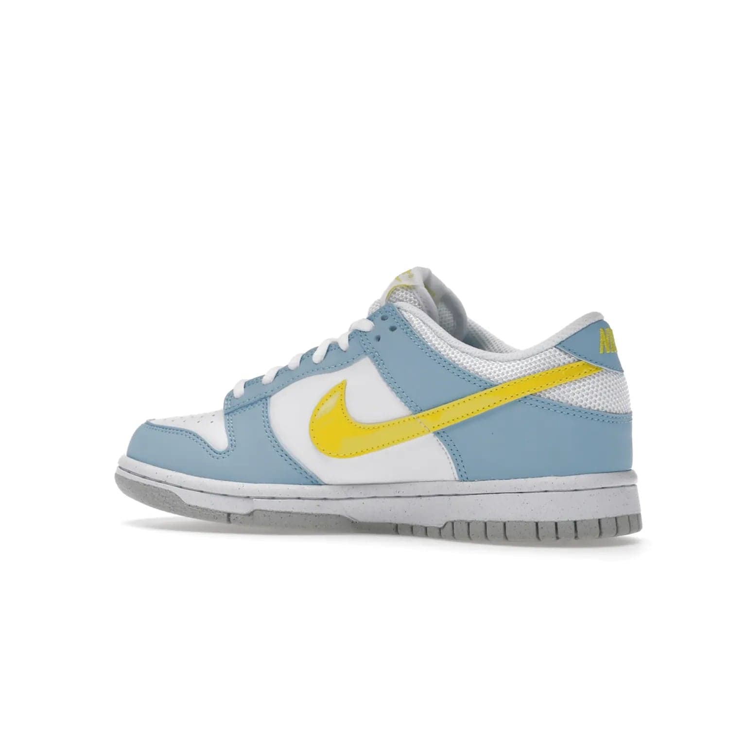 Nike Dunk Low Next Nature Homer Simpson (GS) - Image 22 - Only at www.BallersClubKickz.com - Sporty and stylish with a conscience: Nike Dunk Low Next Nature GS, designed with at least 20% recycled materials. Shop now and help the environment.