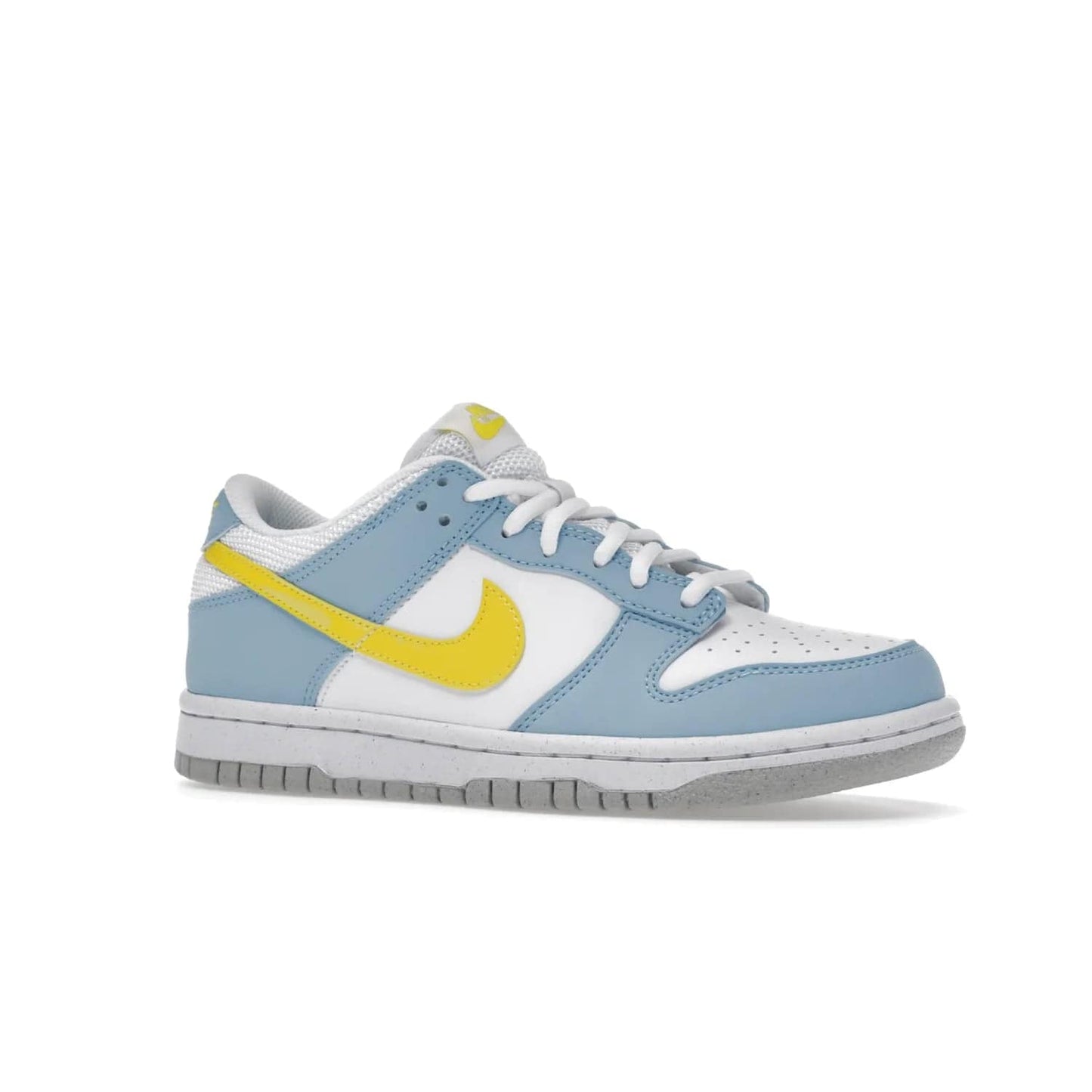 Nike Dunk Low Next Nature Homer Simpson (GS) - Image 4 - Only at www.BallersClubKickz.com - Sporty and stylish with a conscience: Nike Dunk Low Next Nature GS, designed with at least 20% recycled materials. Shop now and help the environment.