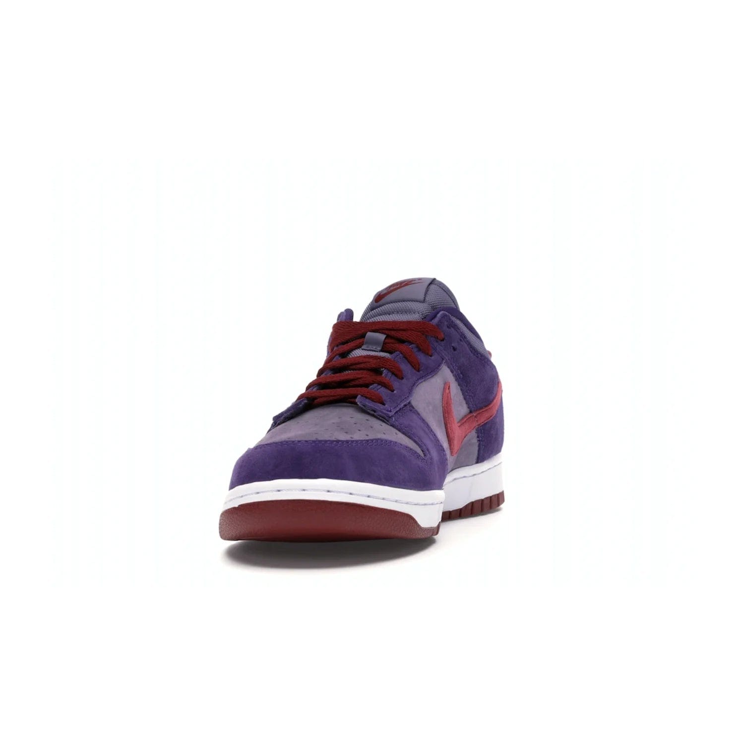 Nike Dunk Low Plum (2020) - Image 12 - Only at www.BallersClubKickz.com - Elevate your look with the Nike Dunk Low Plum (2020). Featuring a bold purple colorway, this retro-inspired silhouette is constructed of premium suede and makes for a must-have for any sneakerhead.