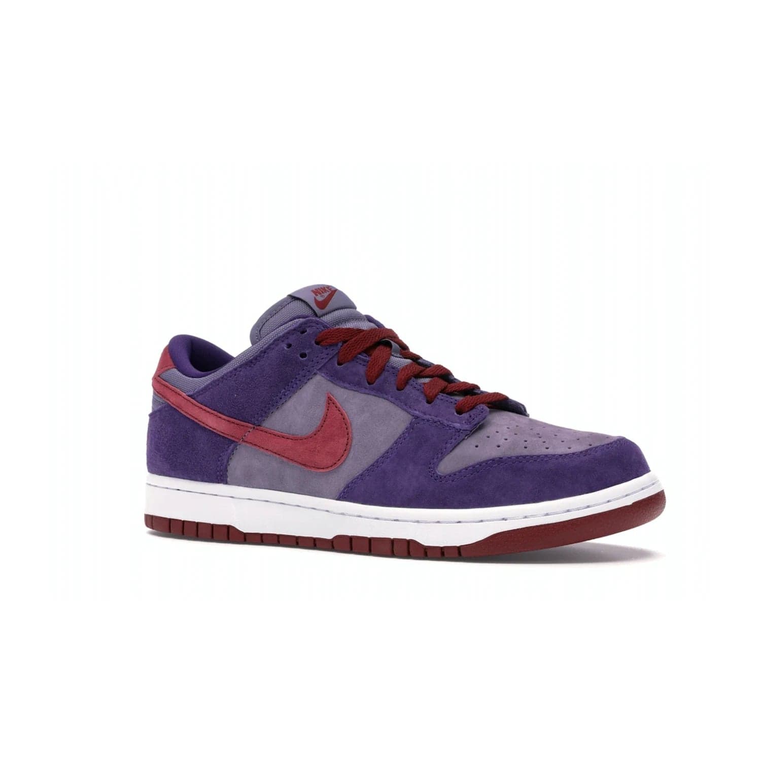 Nike Dunk Low Plum (2020) - Image 4 - Only at www.BallersClubKickz.com - Elevate your look with the Nike Dunk Low Plum (2020). Featuring a bold purple colorway, this retro-inspired silhouette is constructed of premium suede and makes for a must-have for any sneakerhead.