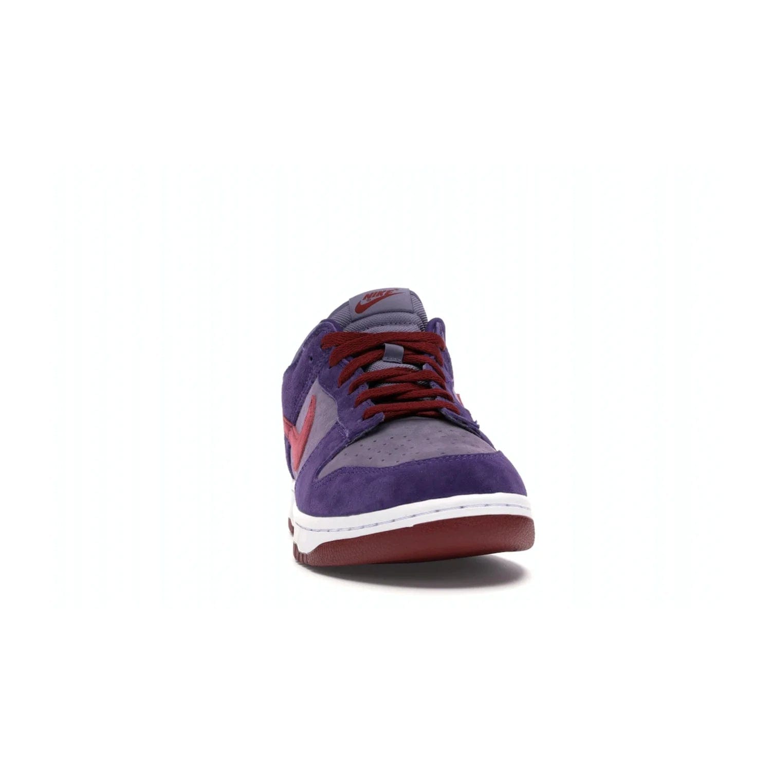 Nike Dunk Low Plum (2020) - Image 9 - Only at www.BallersClubKickz.com - Elevate your look with the Nike Dunk Low Plum (2020). Featuring a bold purple colorway, this retro-inspired silhouette is constructed of premium suede and makes for a must-have for any sneakerhead.