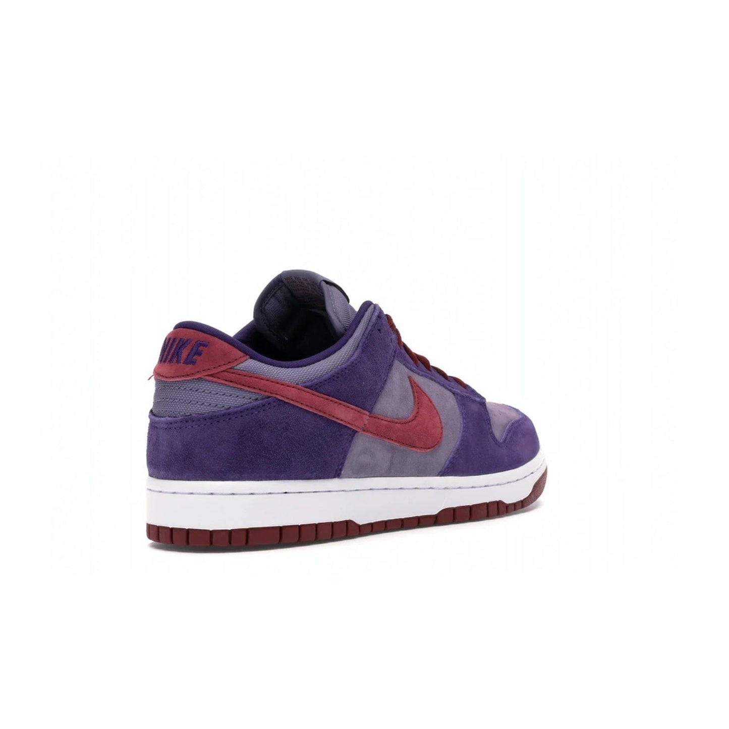 Nike Dunk Low Plum (2020) - Image 32 - Only at www.BallersClubKickz.com - Elevate your look with the Nike Dunk Low Plum (2020). Featuring a bold purple colorway, this retro-inspired silhouette is constructed of premium suede and makes for a must-have for any sneakerhead.