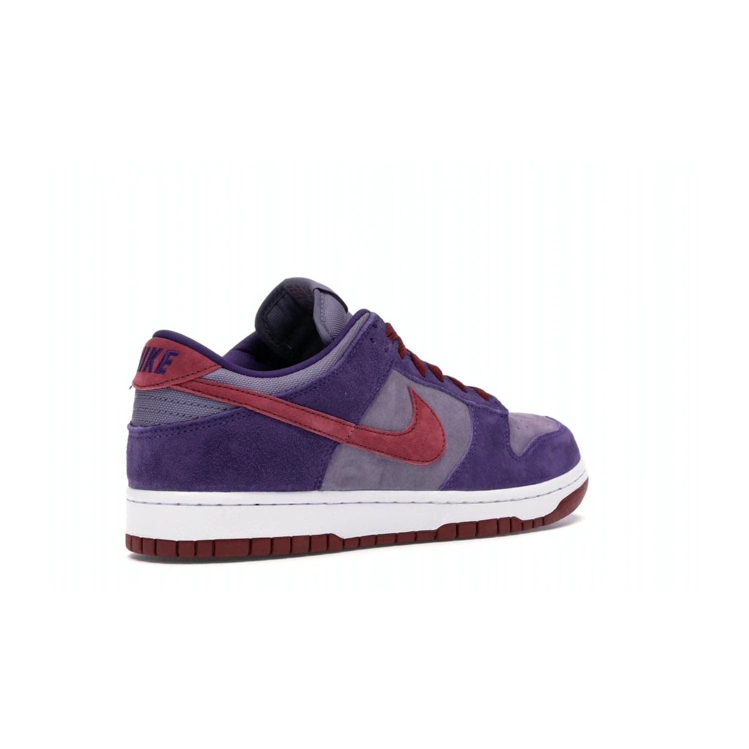 Nike Dunk Low Plum (2020) - Image 33 - Only at www.BallersClubKickz.com - Elevate your look with the Nike Dunk Low Plum (2020). Featuring a bold purple colorway, this retro-inspired silhouette is constructed of premium suede and makes for a must-have for any sneakerhead.